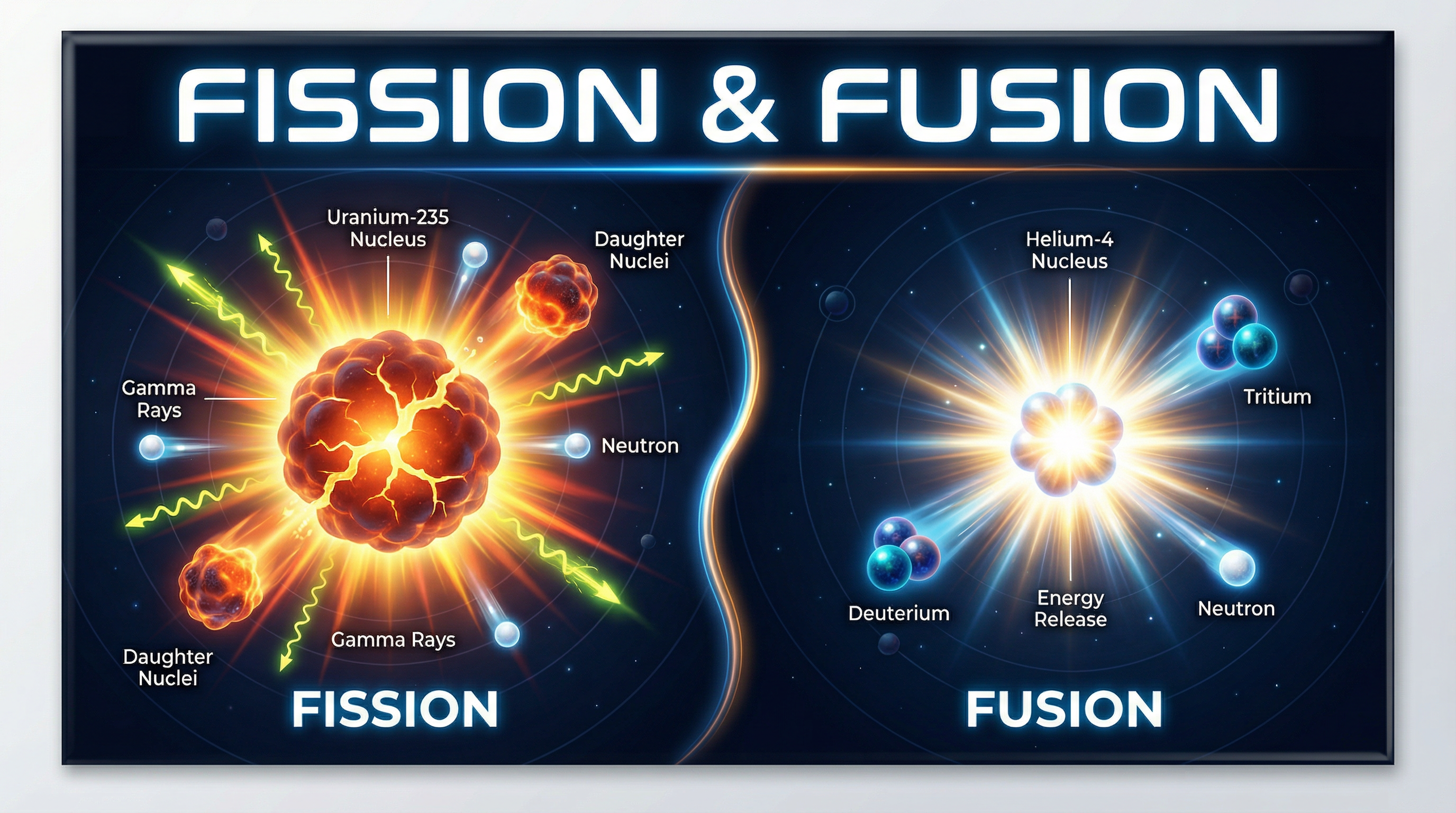 Header image for OCR GCSE Physics: Fission and Fusion (P6.4)