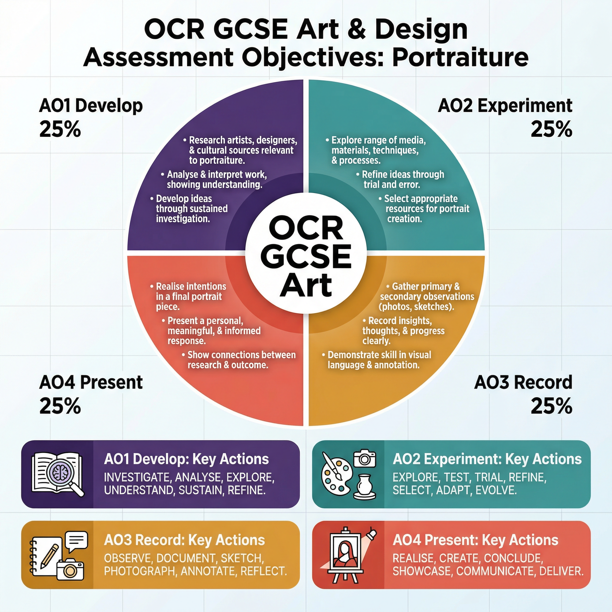 Assessment objectives breakdown