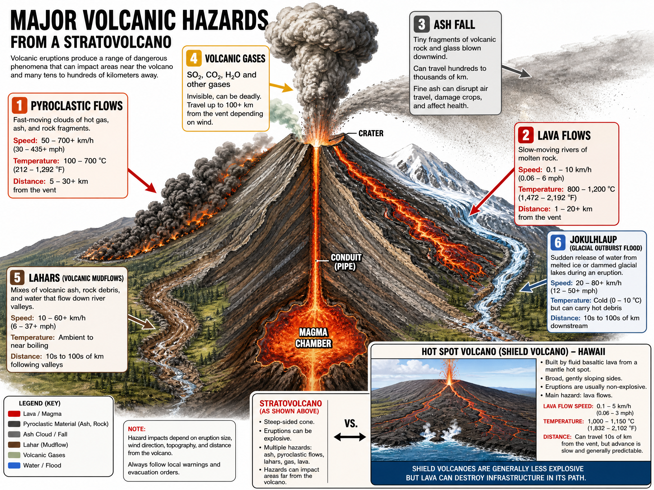 Major Volcanic Hazards