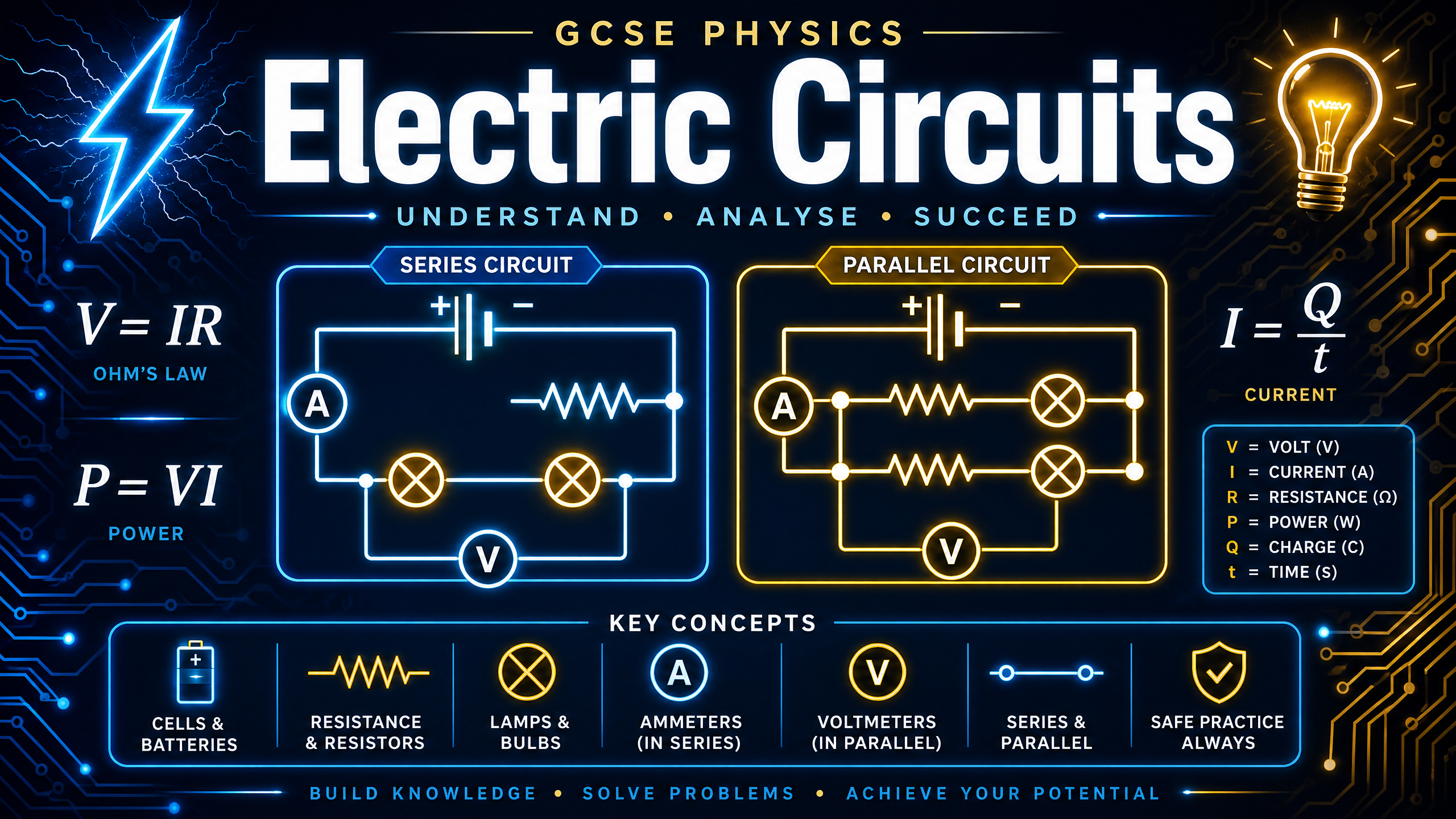 Electric Circuits: Understand, Analyse, Succeed