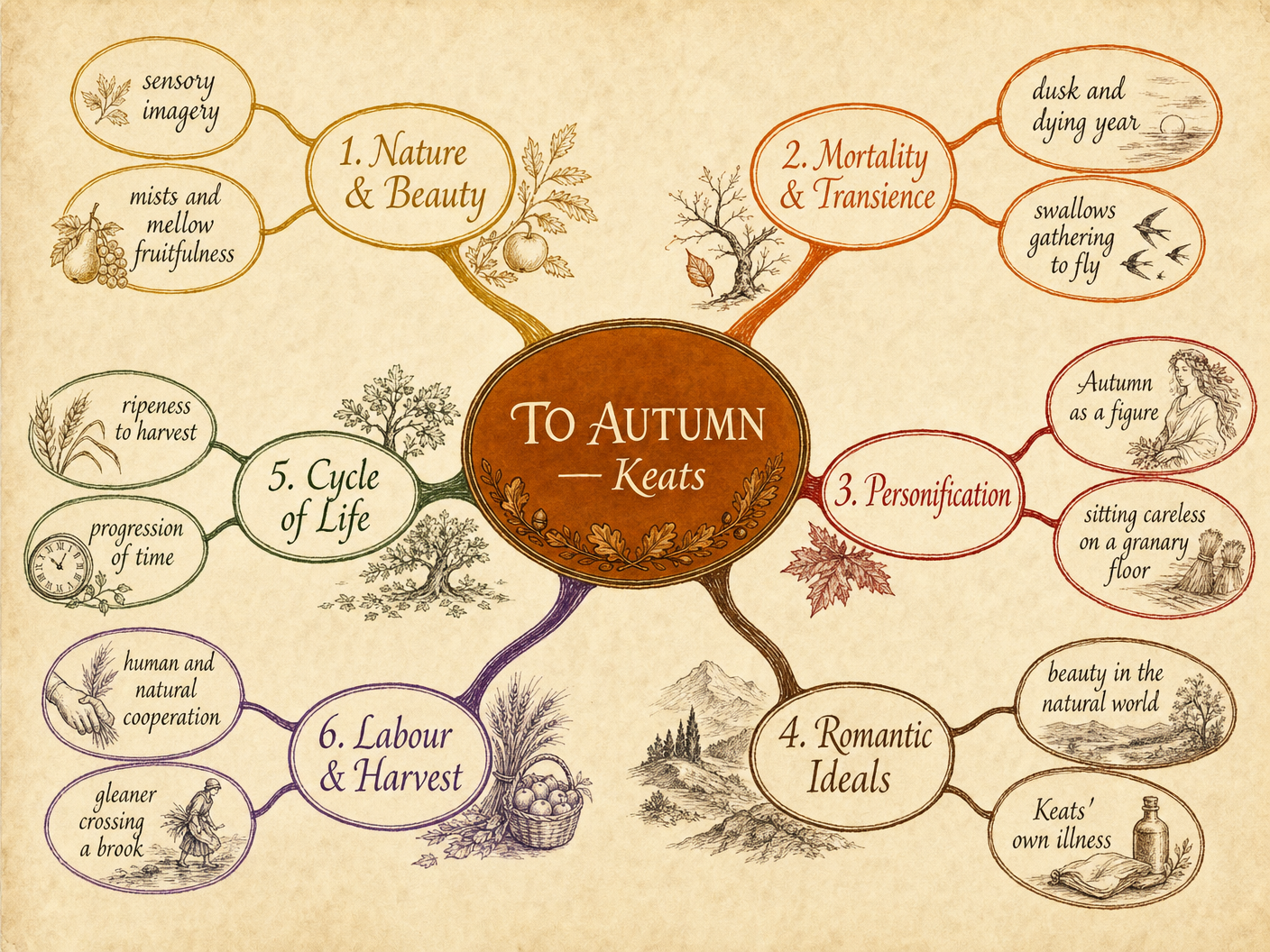 Thematic Map of To Autumn