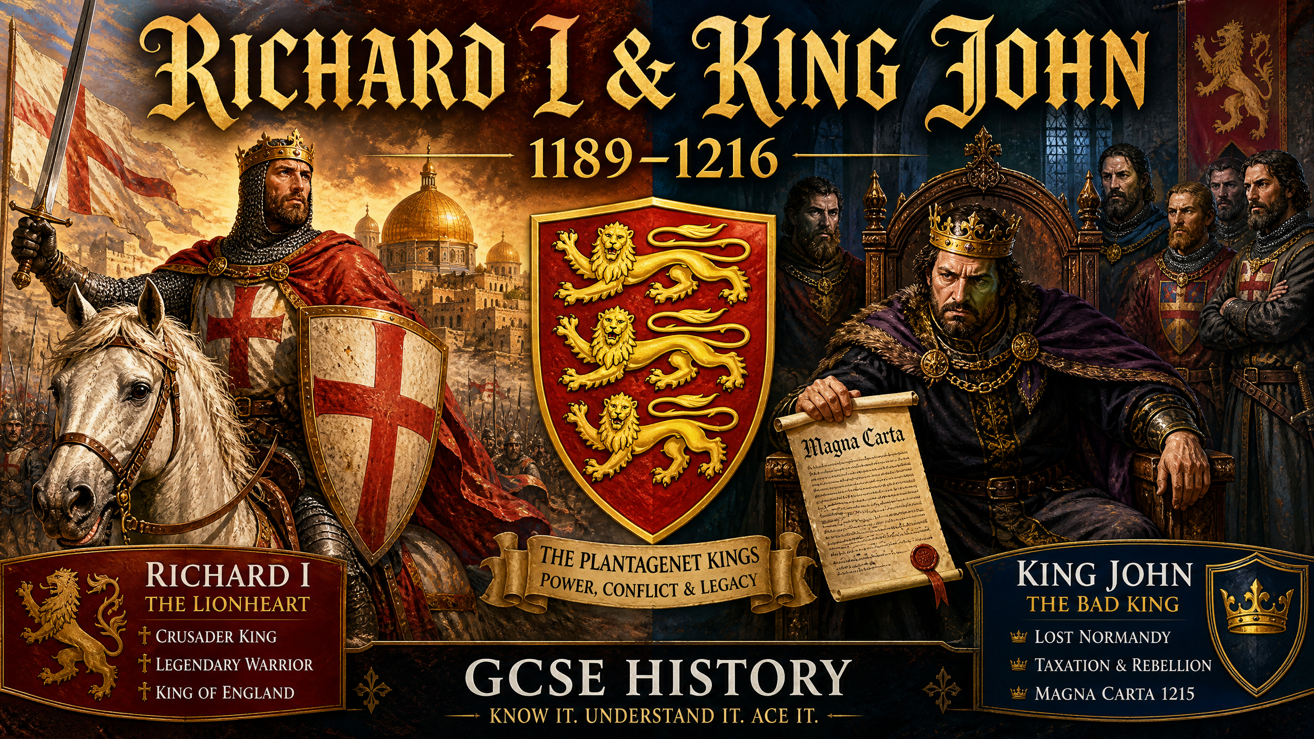 Header image: Richard I & King John 1189–1216