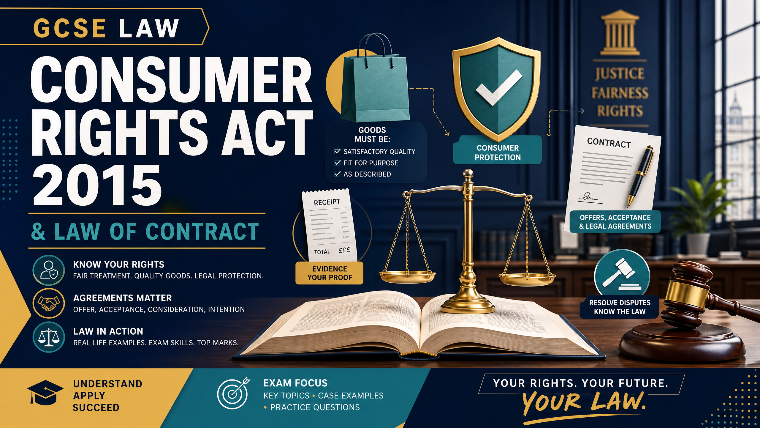 Header image for Law of Contract (Consumer Rights Act 2015)