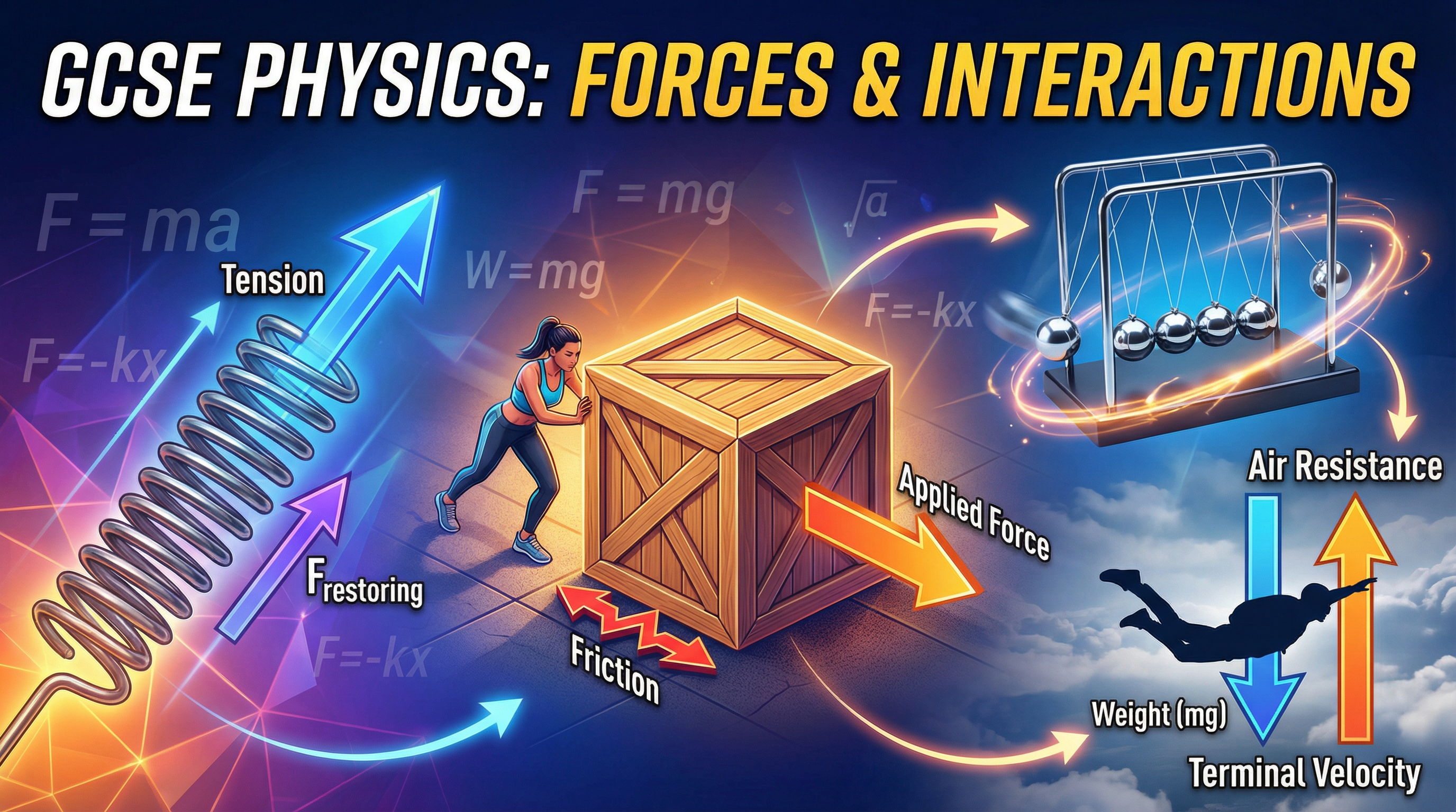 Header image for Forces and their interactions