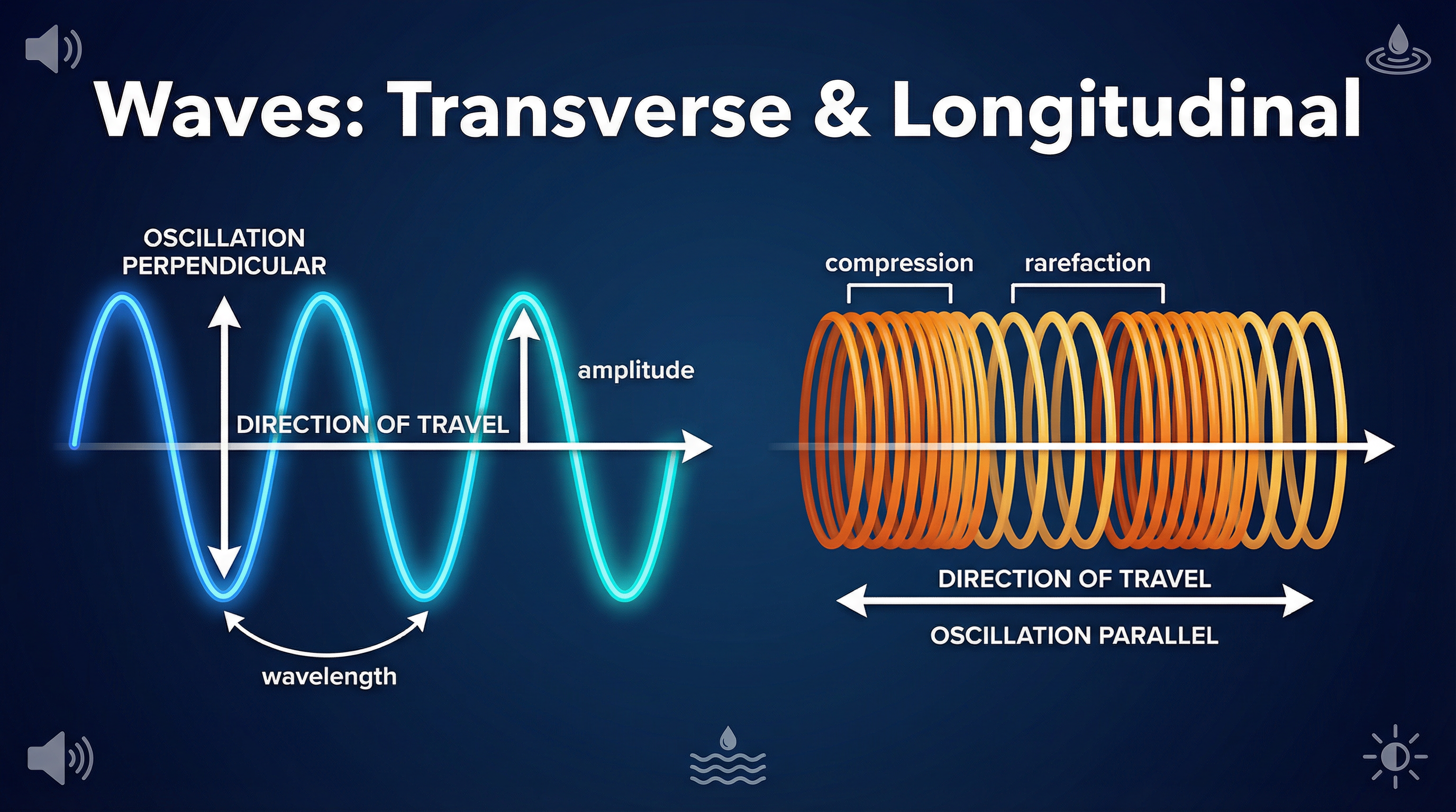 Transverse and Longitudinal Waves — OCR GCSE Physics Topic 4.1