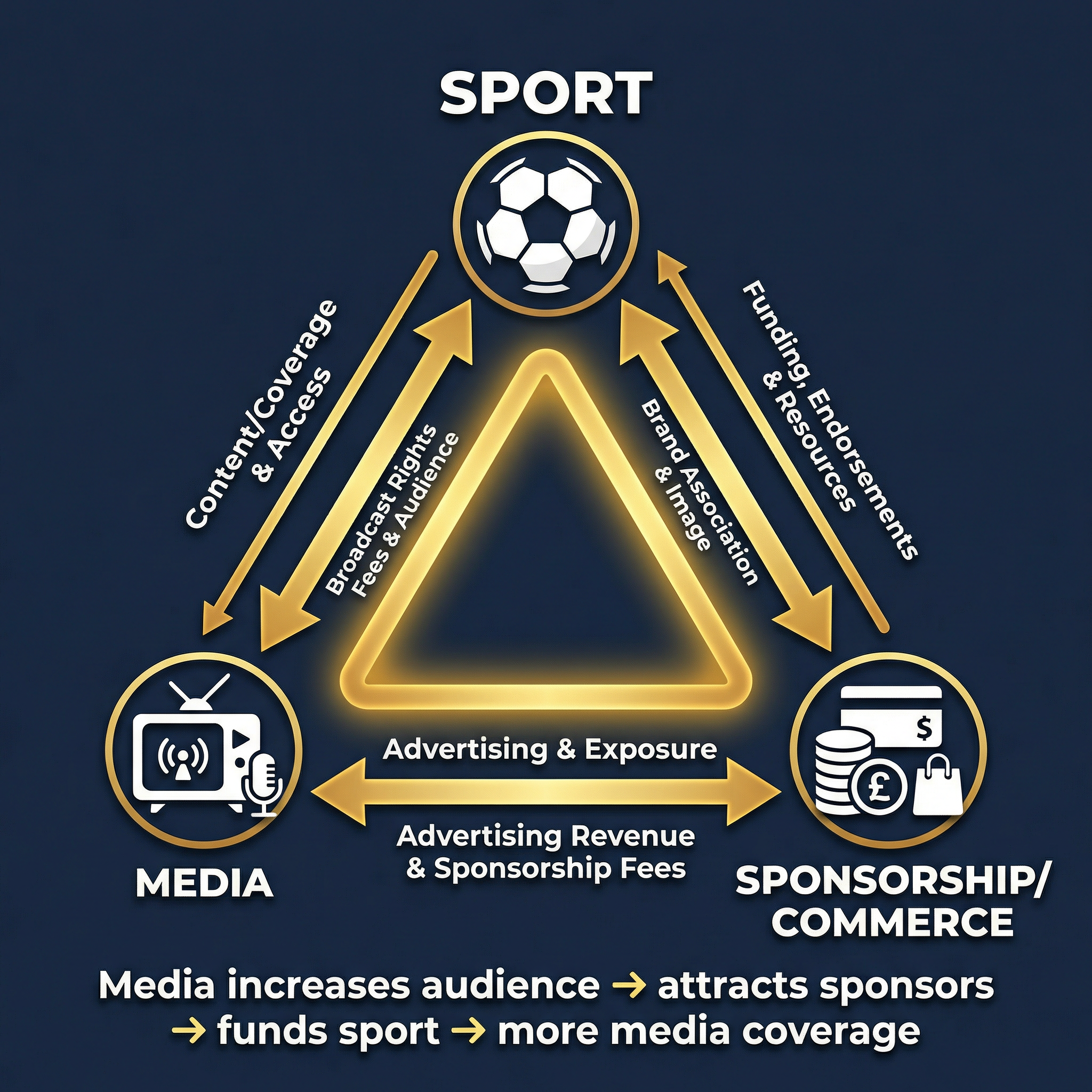 The Golden Triangle — Sport, Media, and Sponsorship