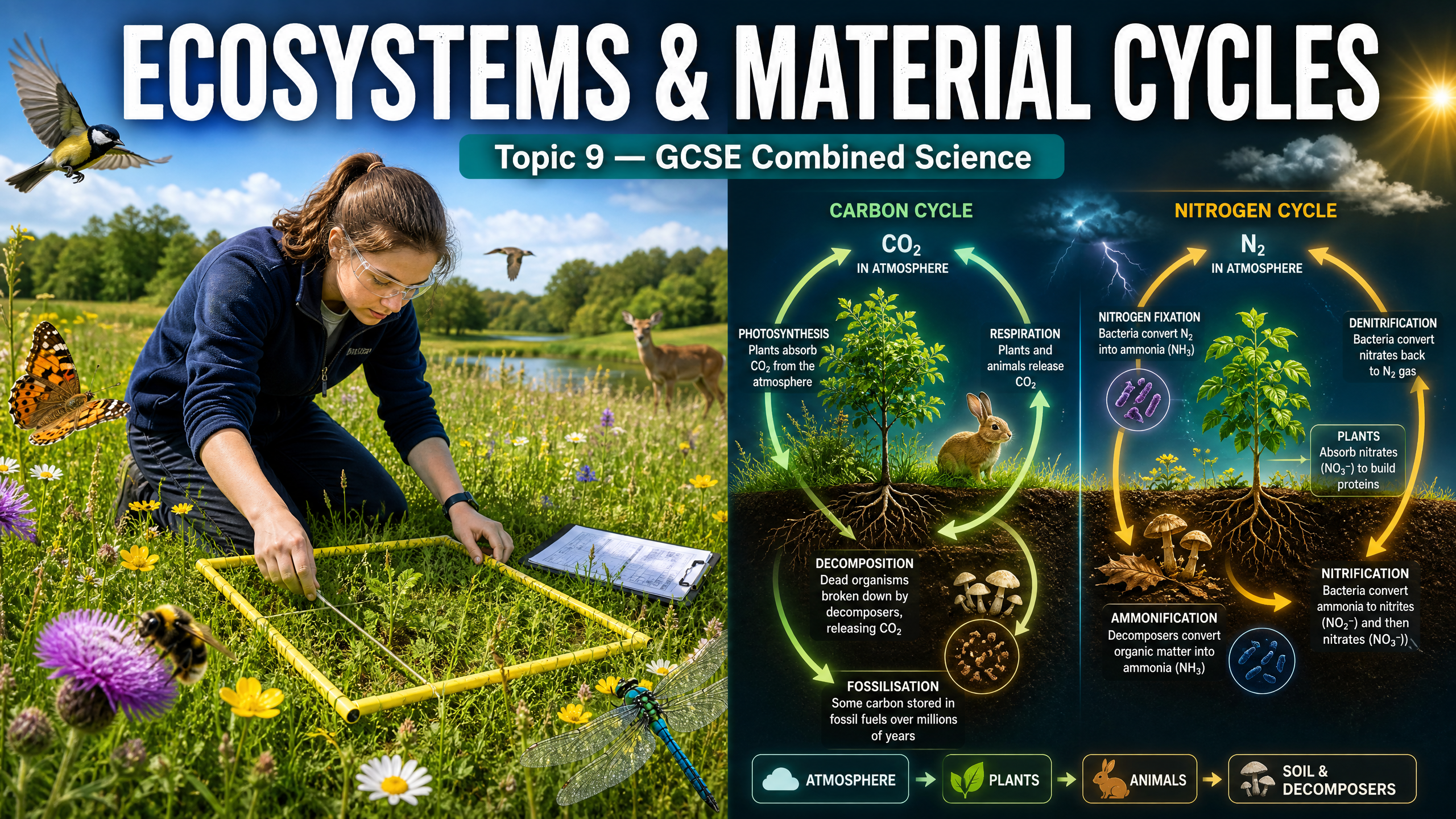 Topic 9: Ecosystems and Material Cycles