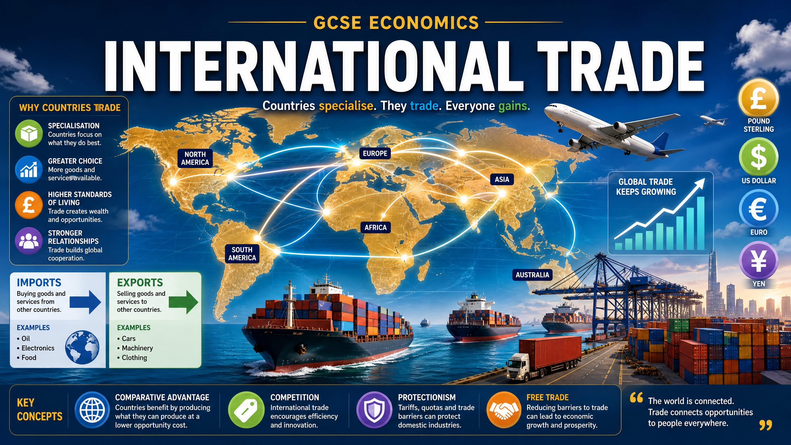 Global International Trade Routes