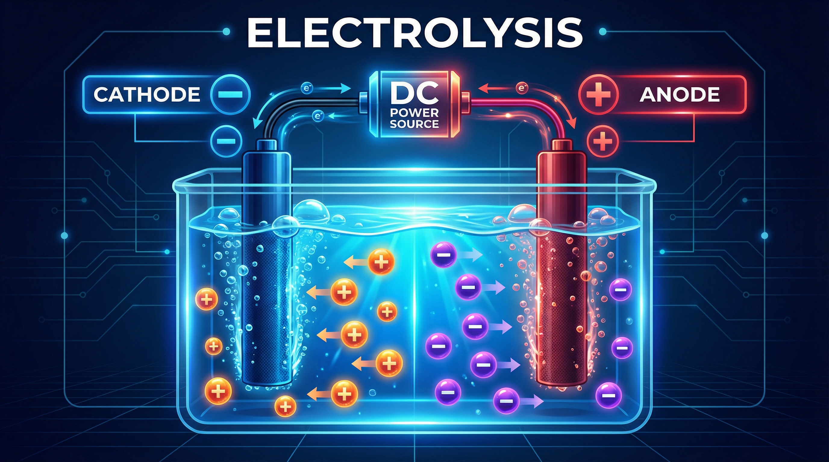 Header image for Electrolysis
