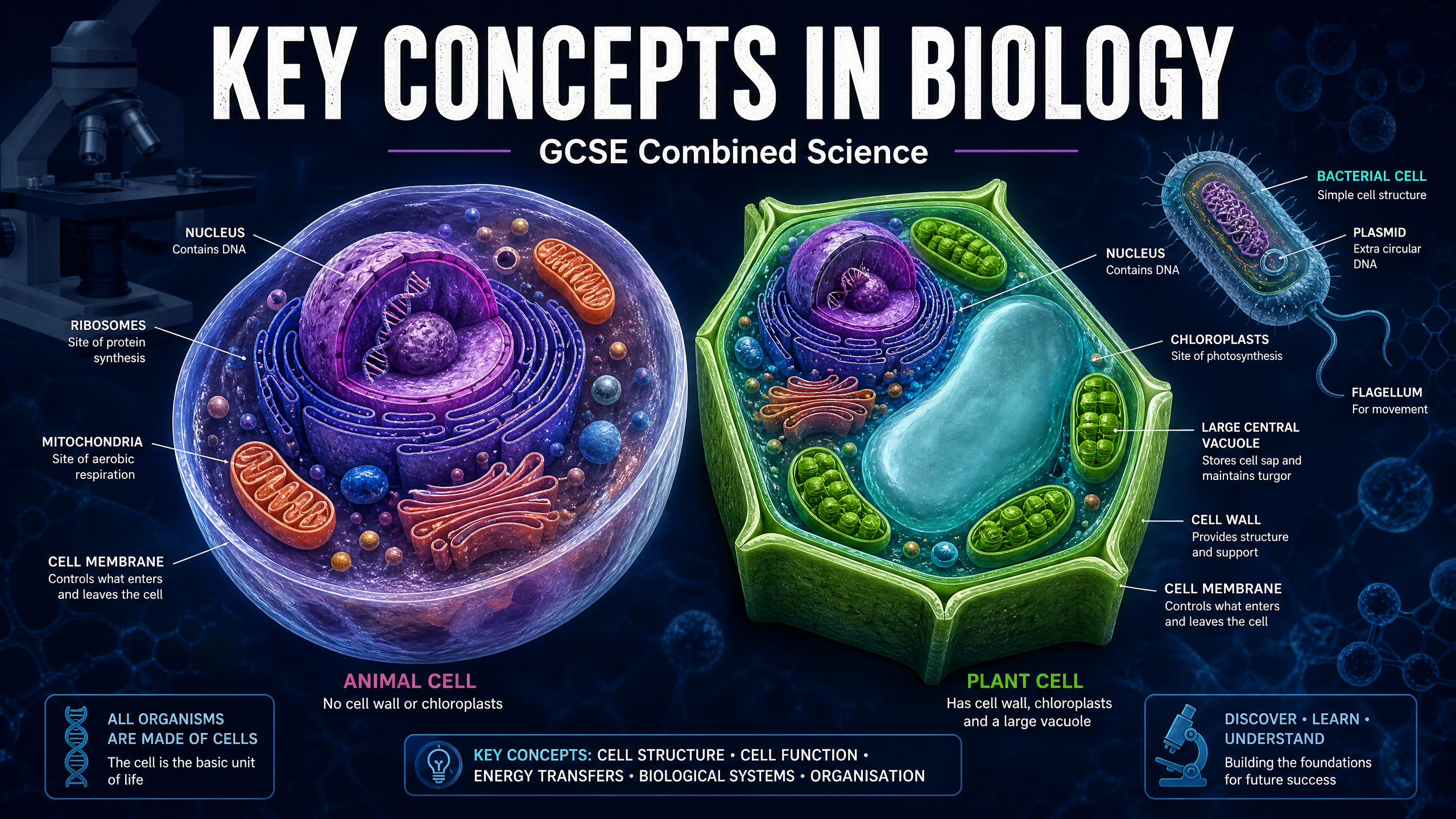 Key Concepts in Biology - Cell Structures