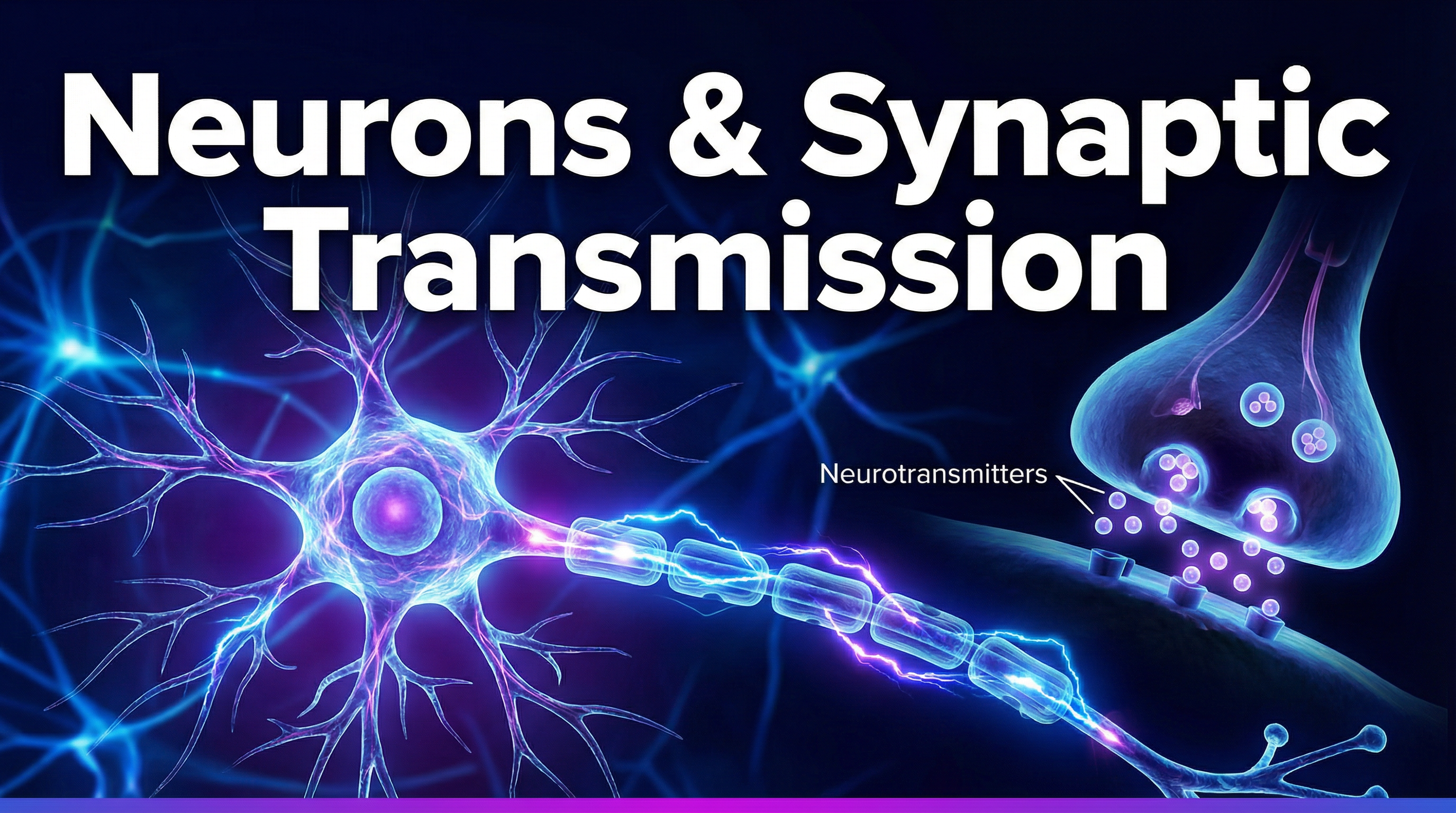 Header image for Neurons & Synaptic Transmission