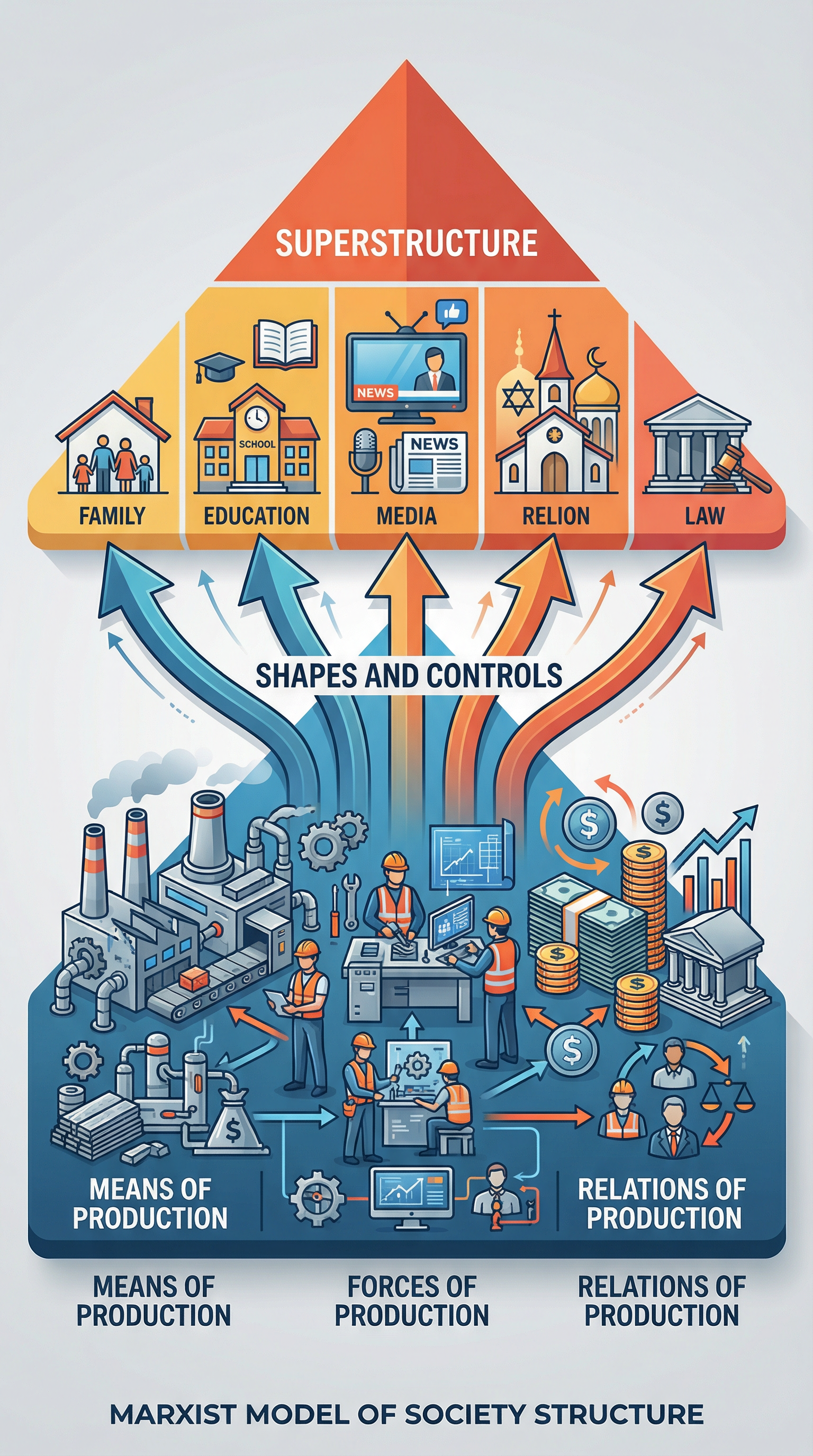 The Marxist Base-Superstructure Model