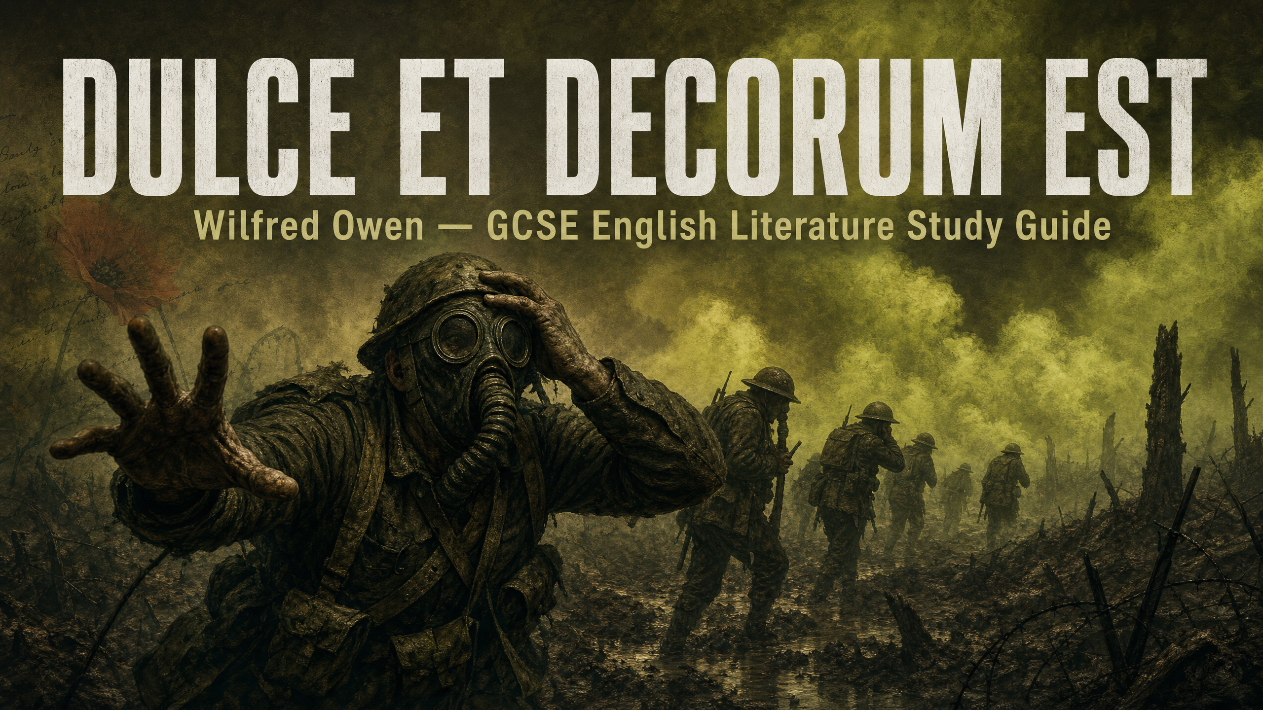 Dulce et Decorum Est - Study Guide Header
