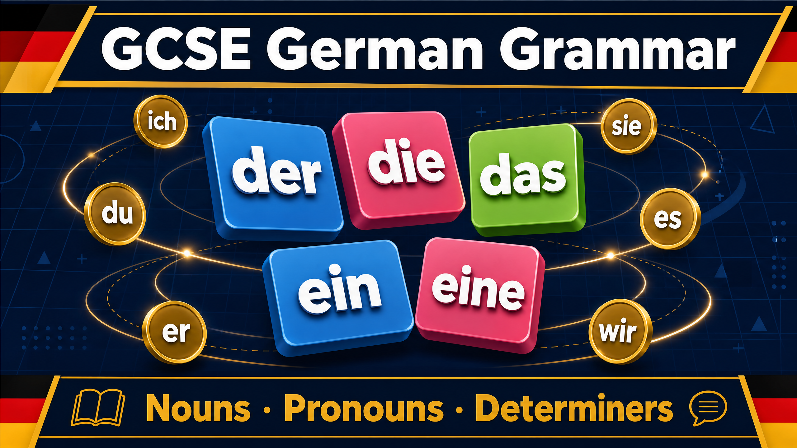Header image for Grammar: Nouns, pronouns and determiners