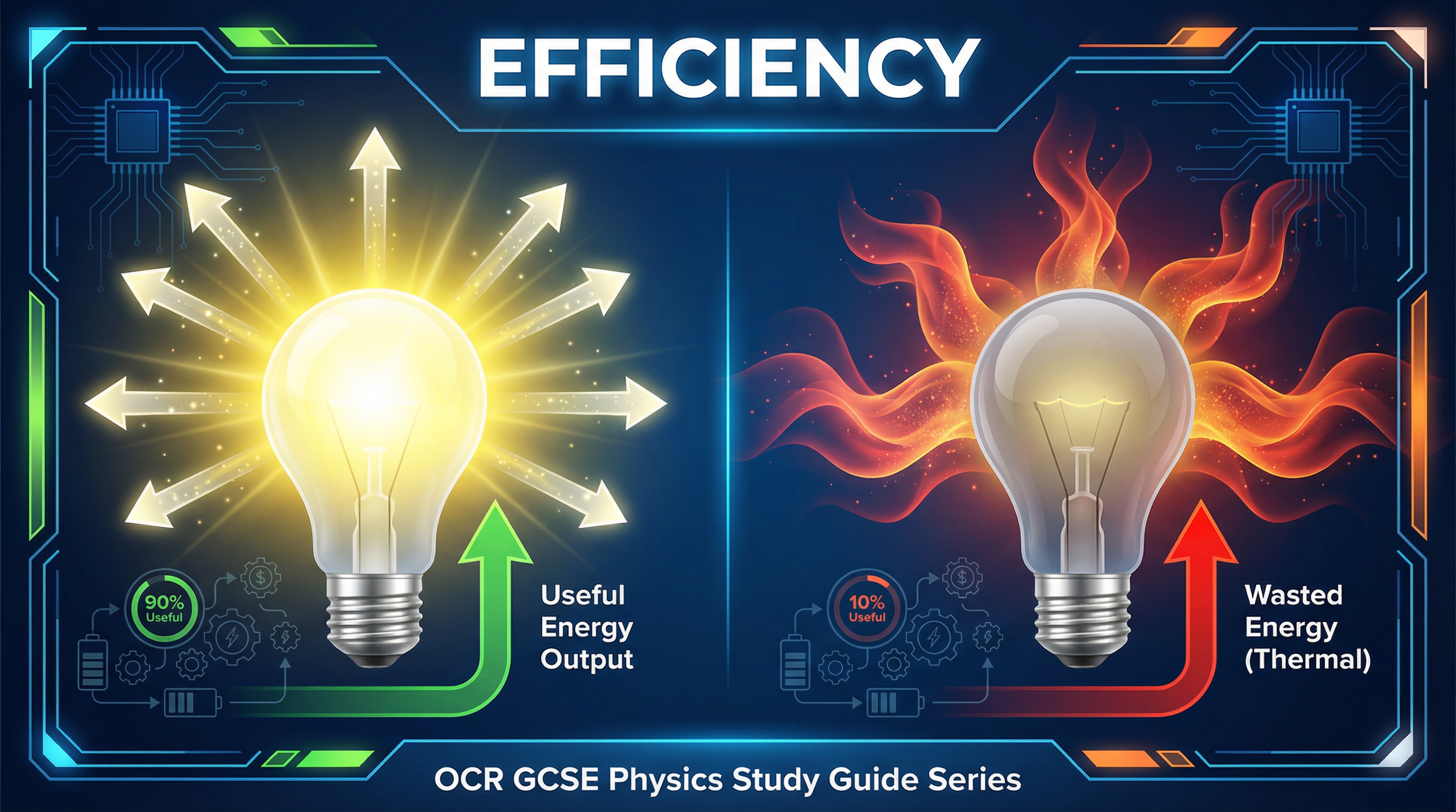 Header image: Efficiency — OCR GCSE Physics Topic 2.4