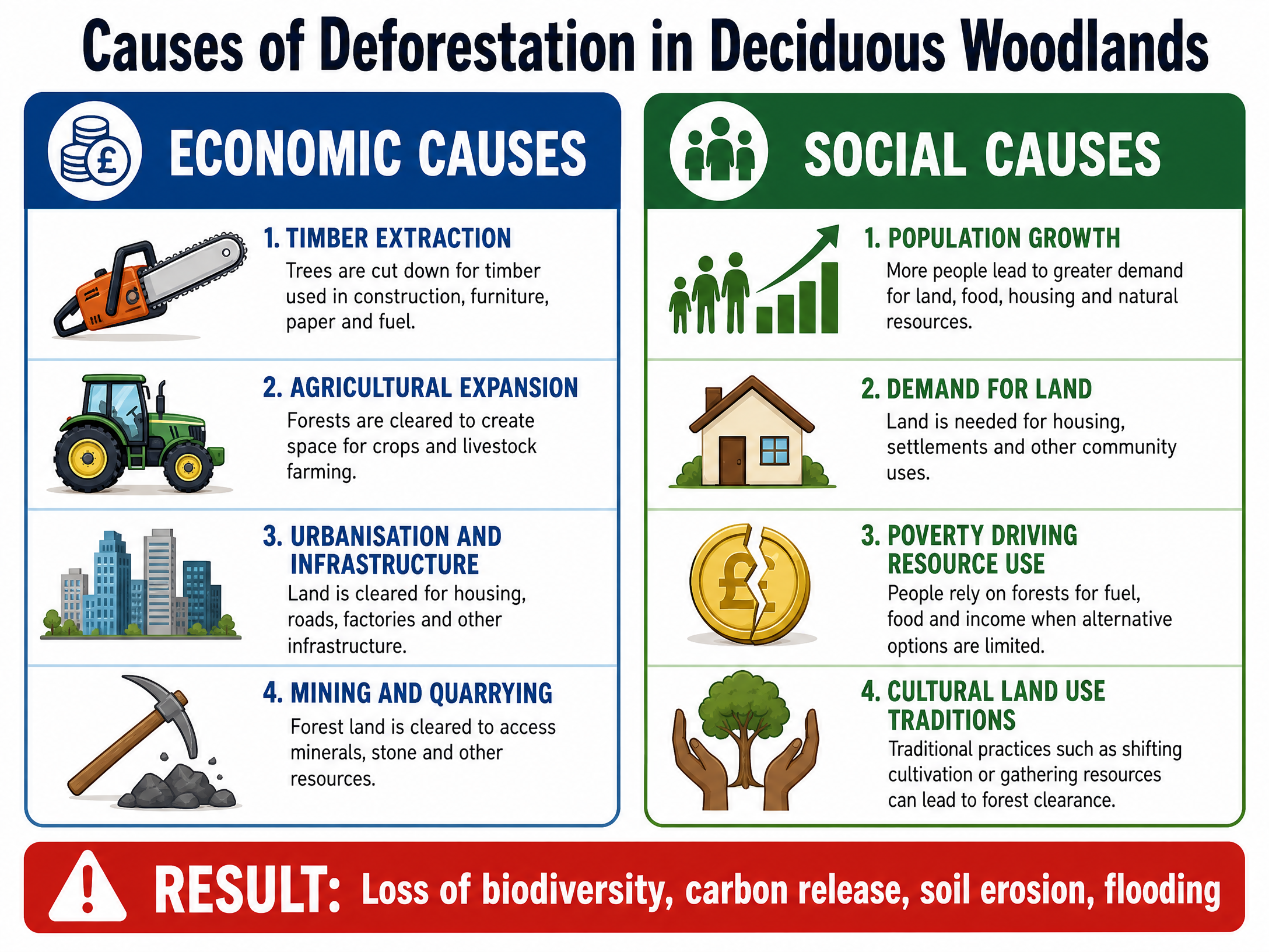 Causes of Deforestation