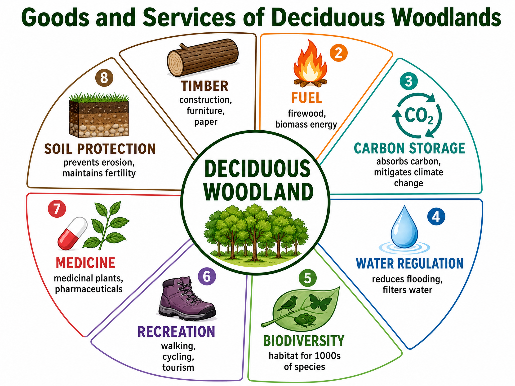 Goods and Services of Deciduous Woodlands