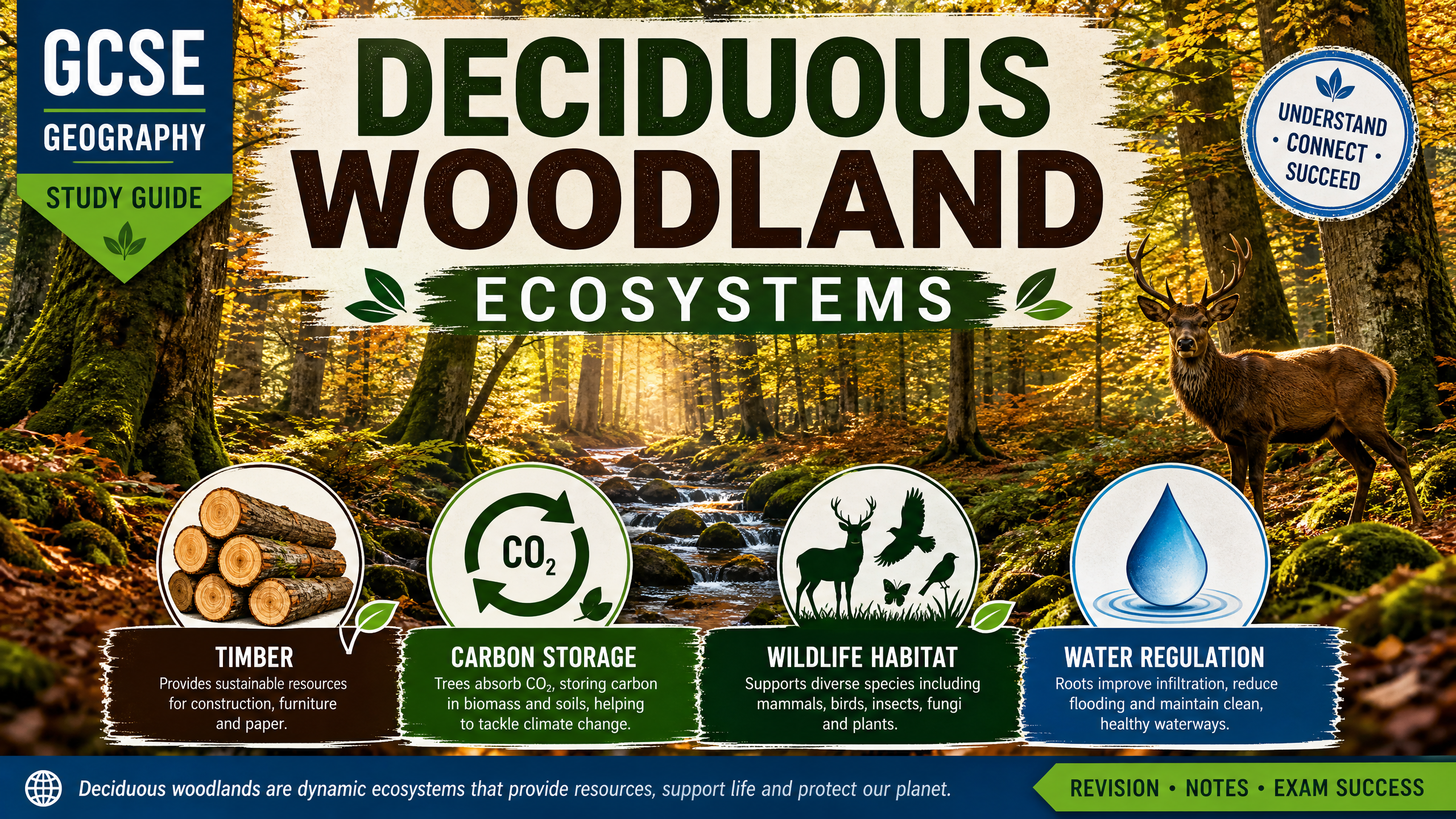 Header image for Deciduous Woodland Ecosystems