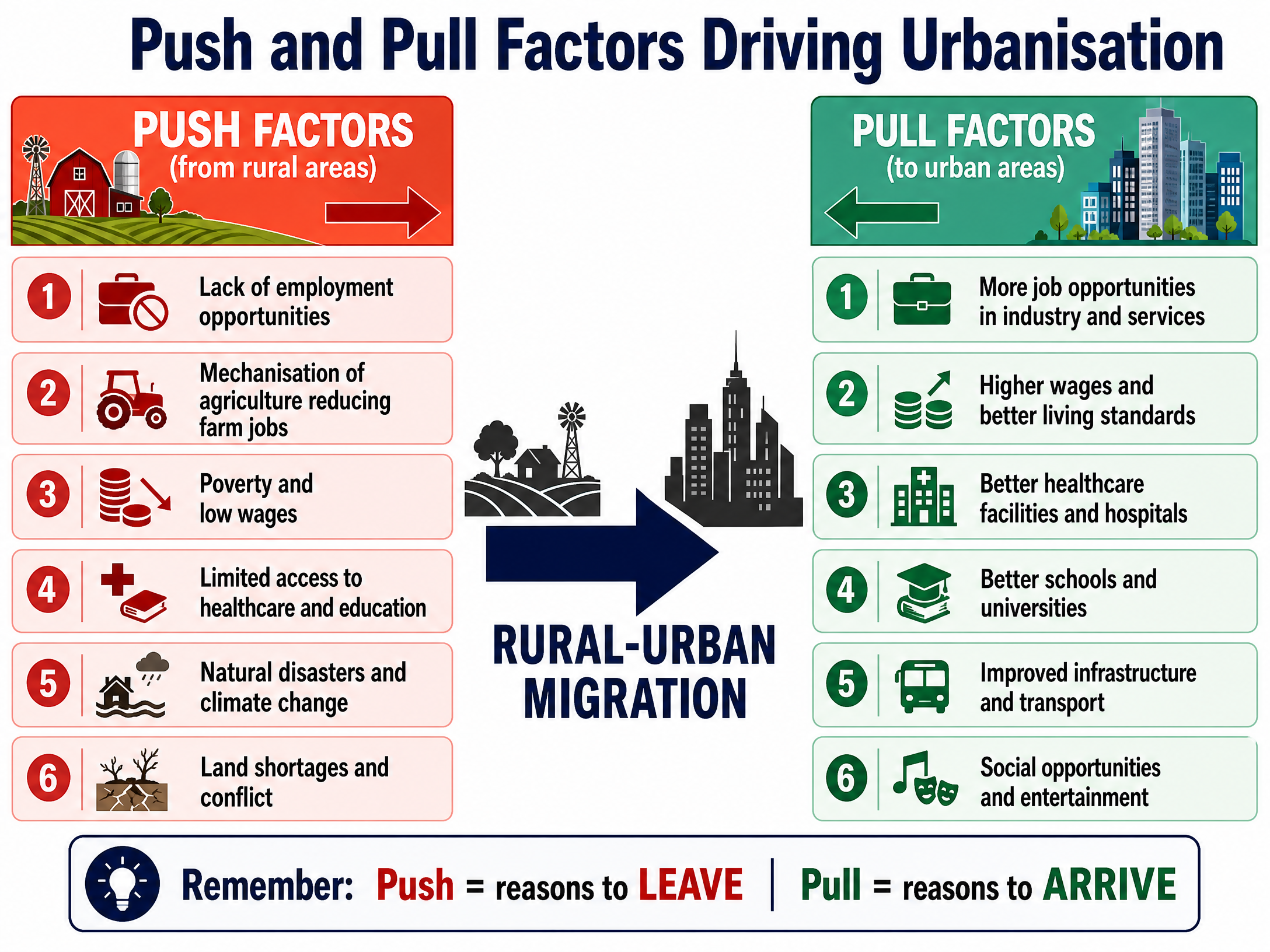 Push and Pull Factors