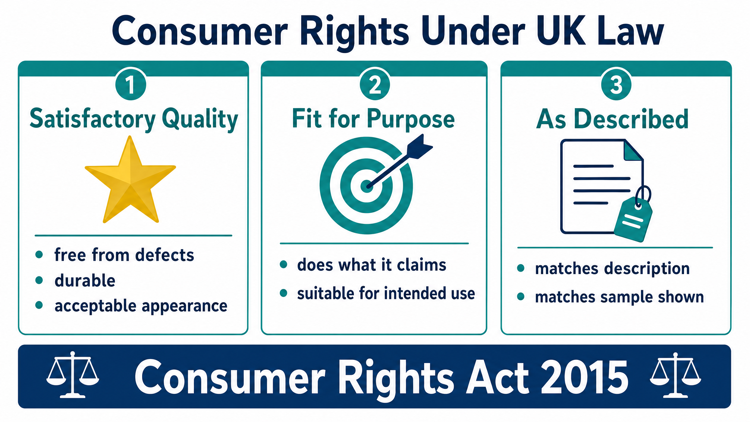 The Three Core Consumer Rights
