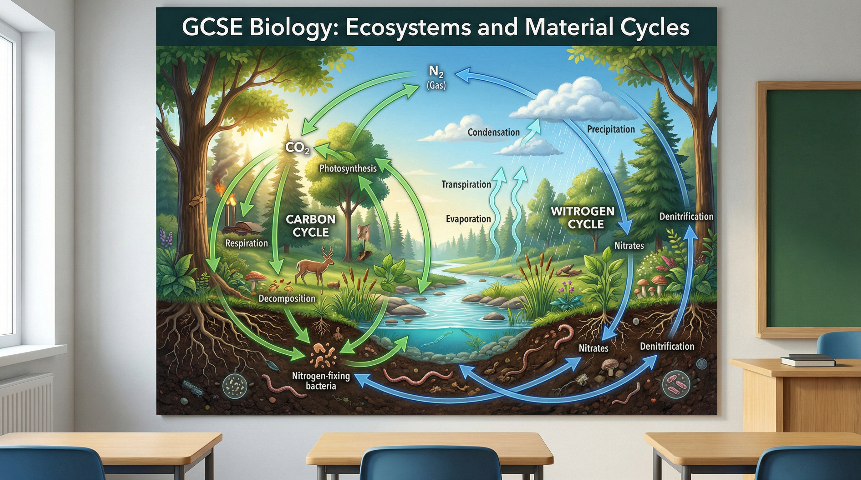 Ecosystems and Material Cycles Overview