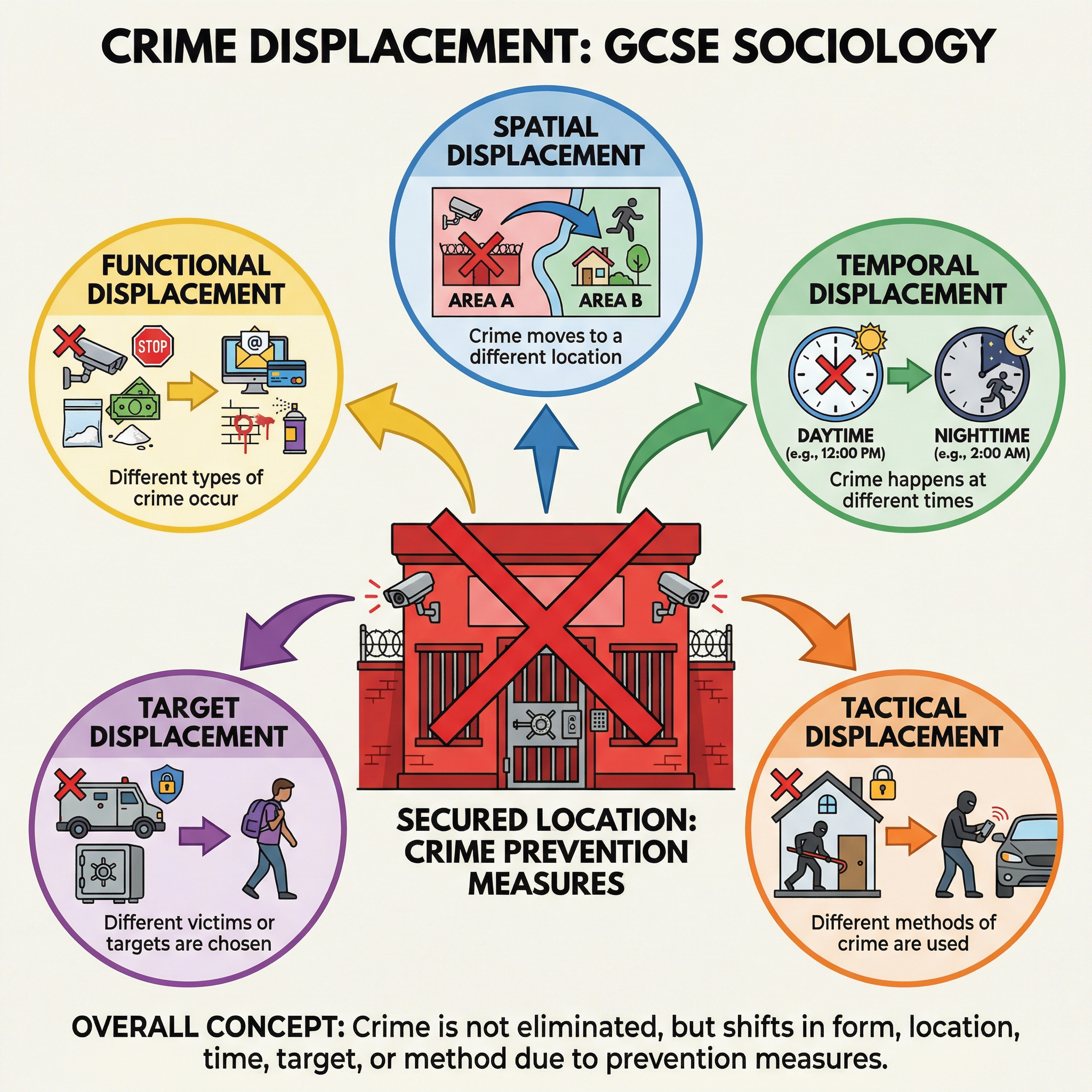 The Five Types of Crime Displacement