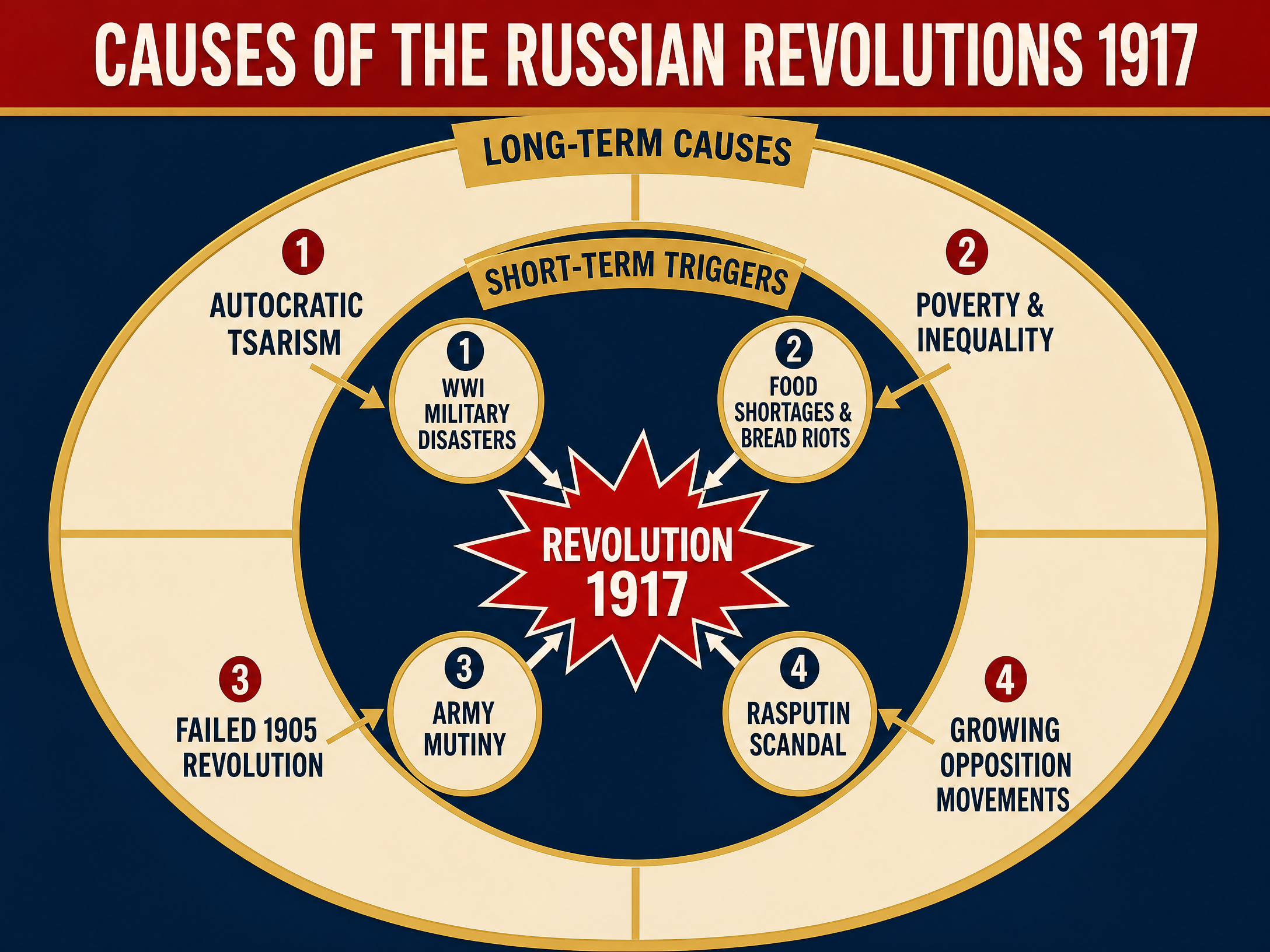 Causes of the Russian Revolutions