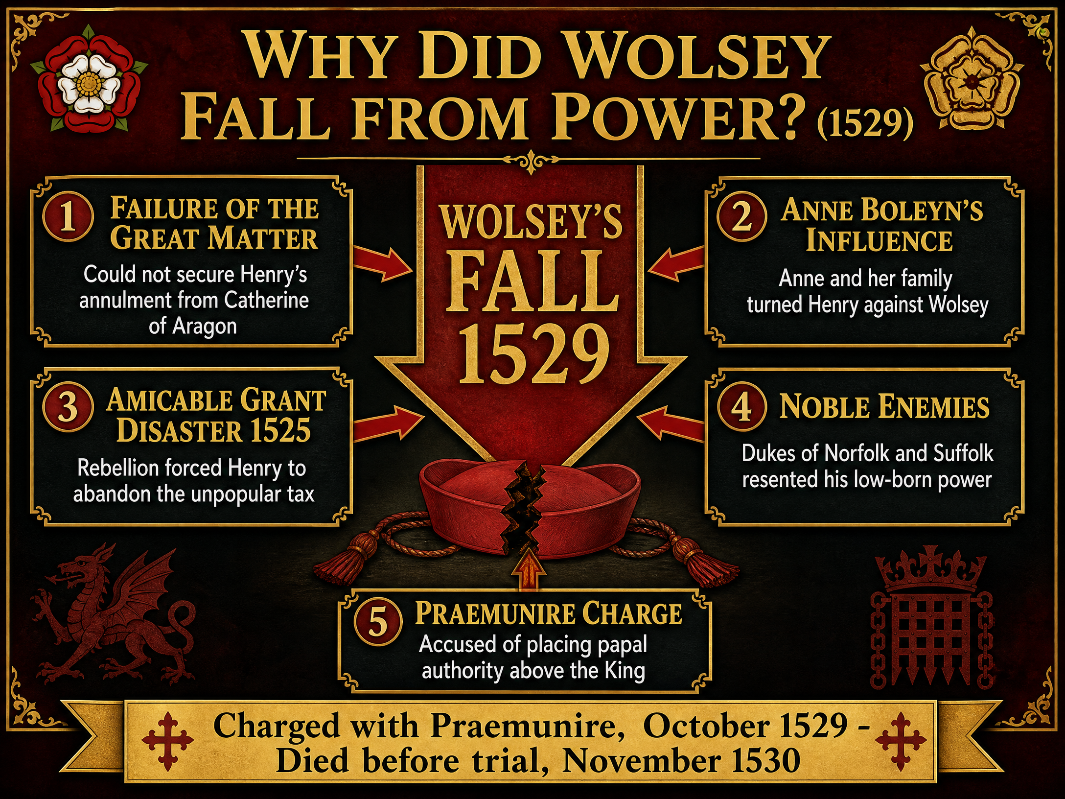 Why Did Wolsey Fall from Power?
