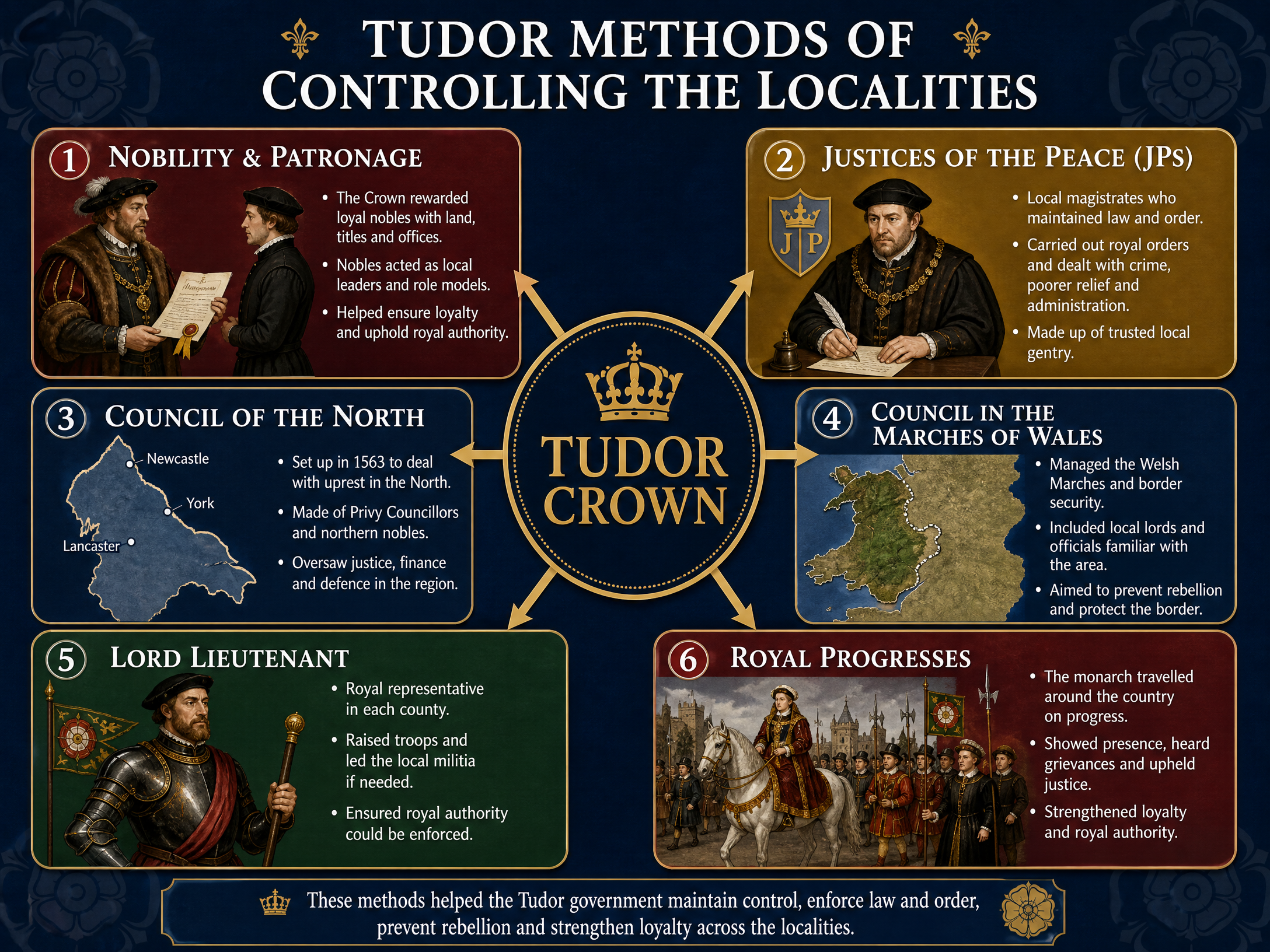 Tudor Methods of Controlling the Localities