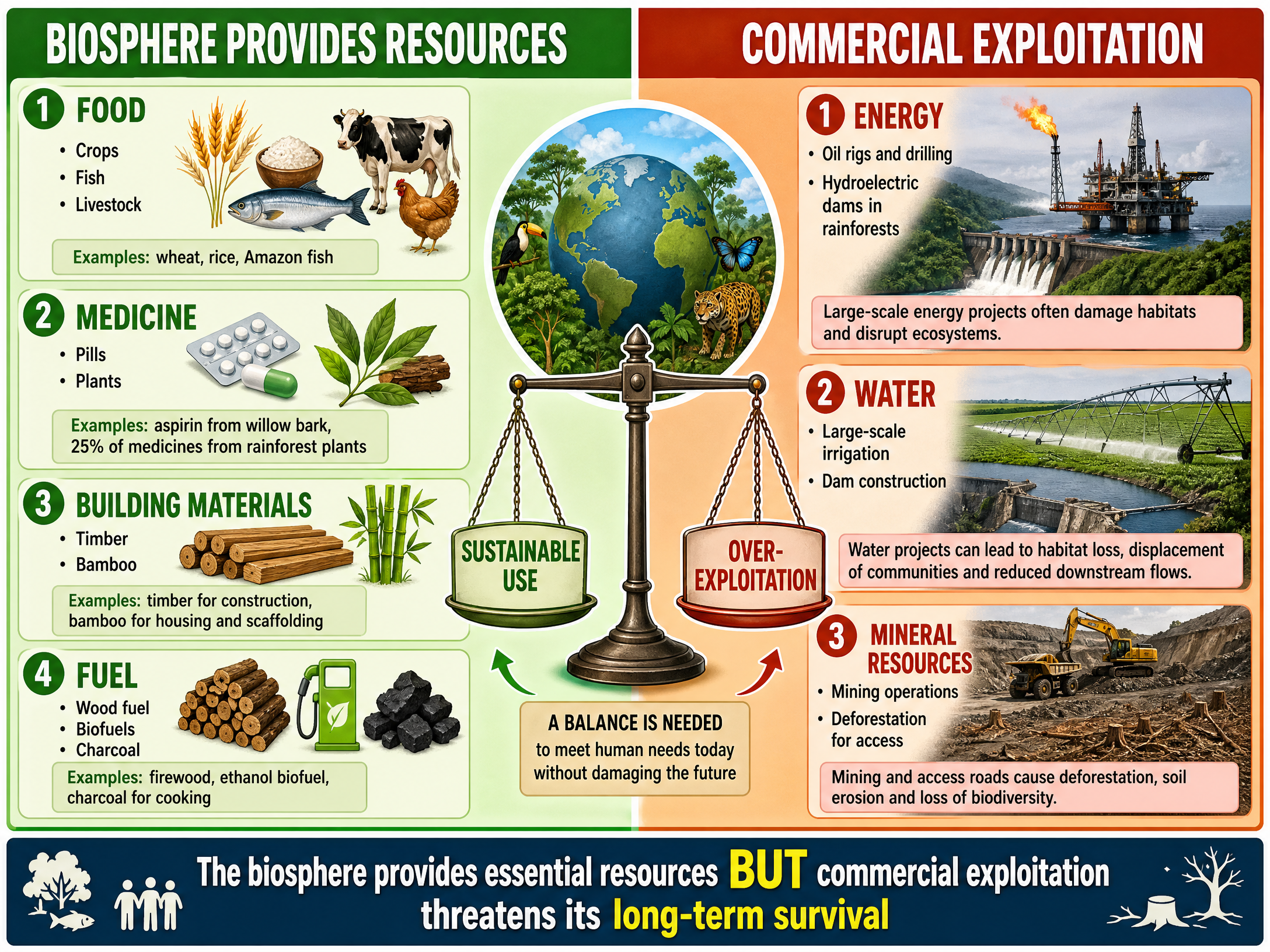 The Biosphere: Resources vs. Exploitation