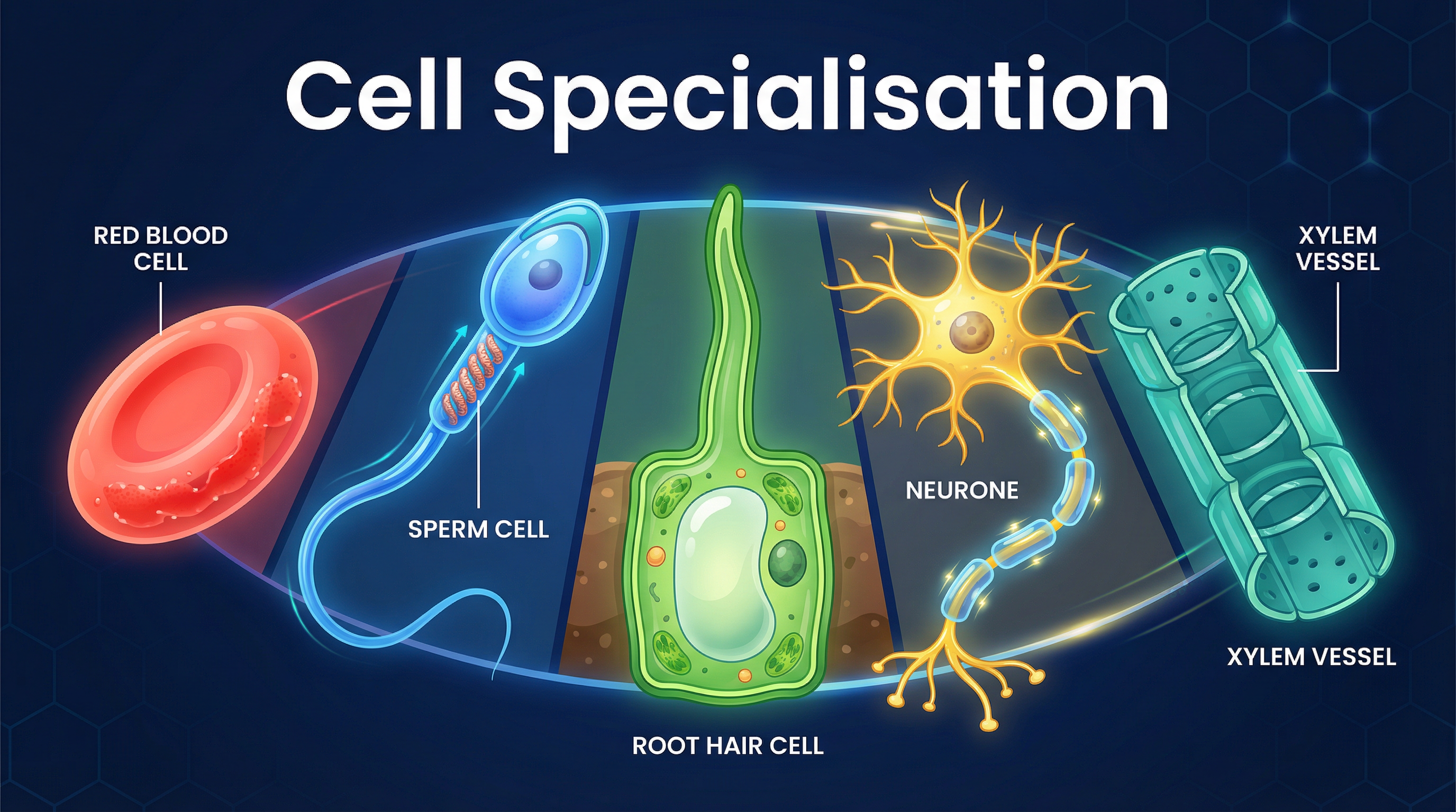 Header image for OCR GCSE Biology: Cell Specialisation