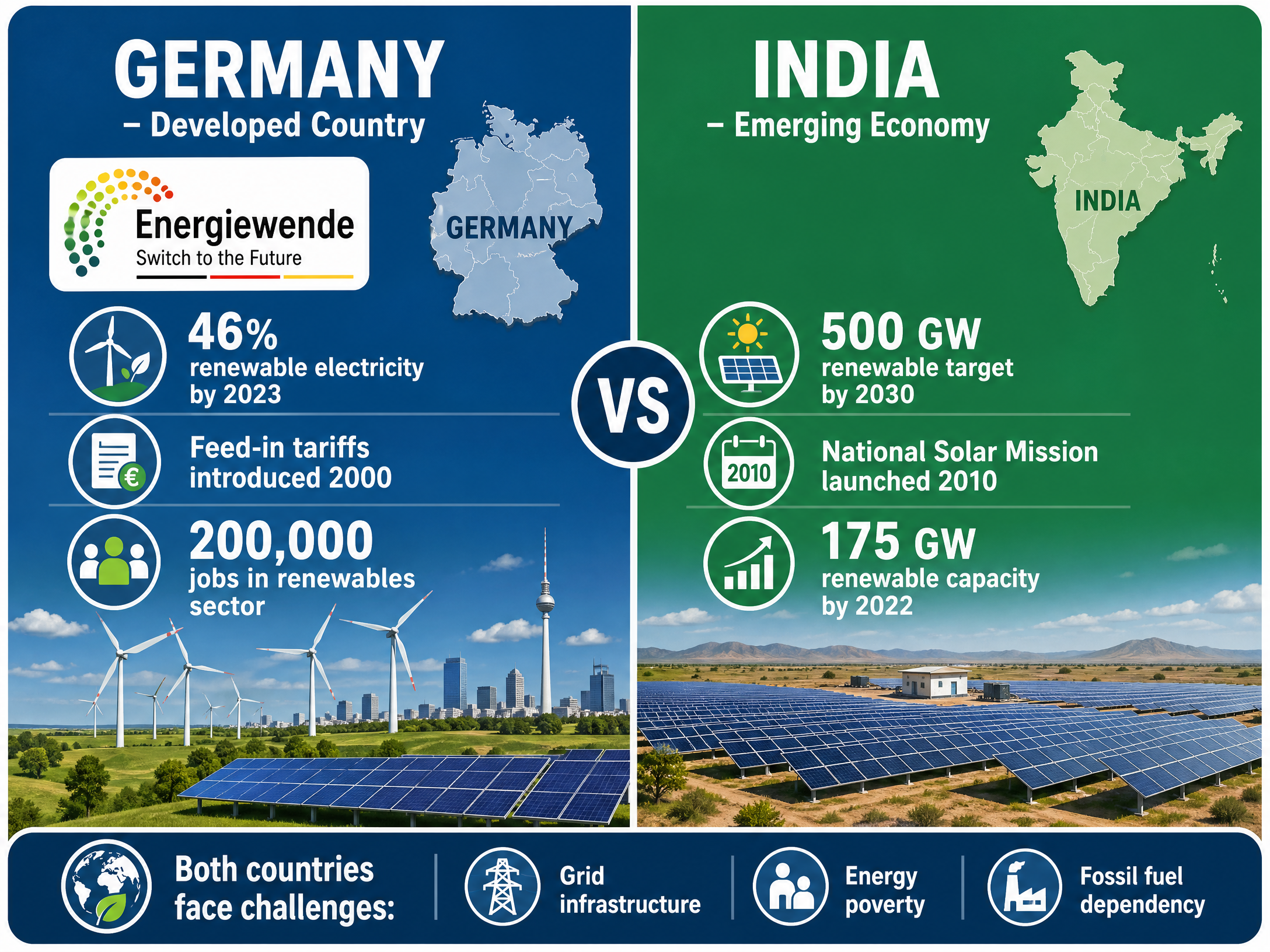 Case Study Comparison: Germany vs. India