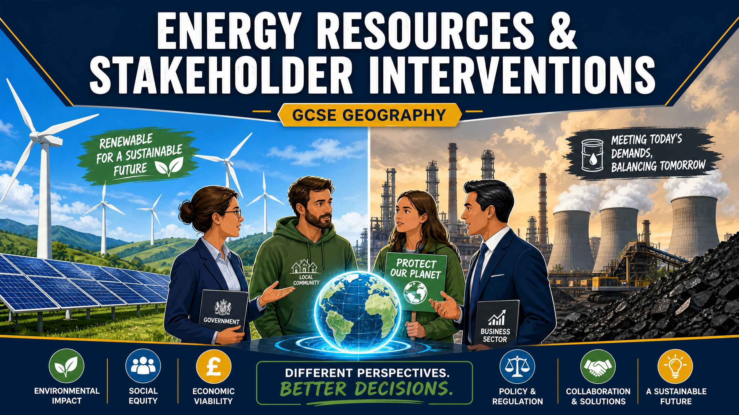 Energy Resources and Stakeholder Interventions