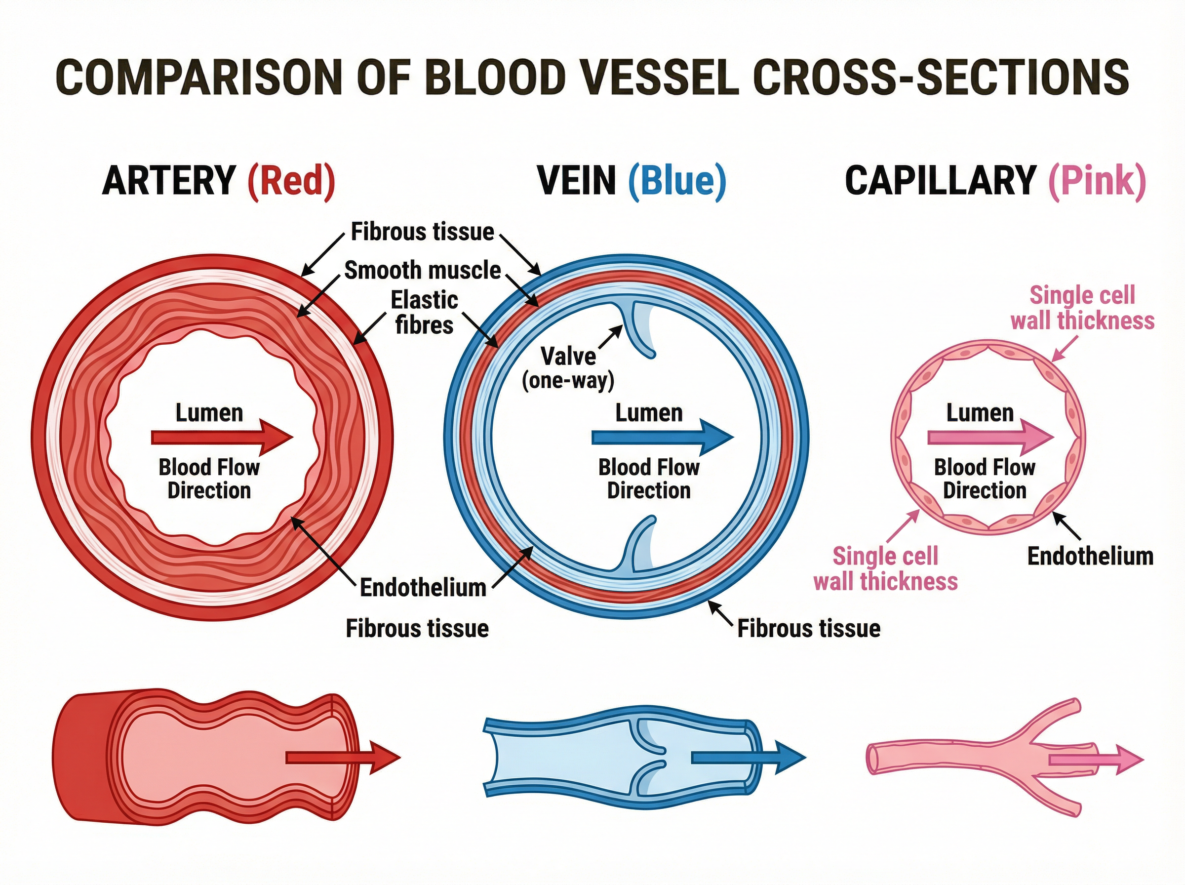Blood Vessel Cross-sections