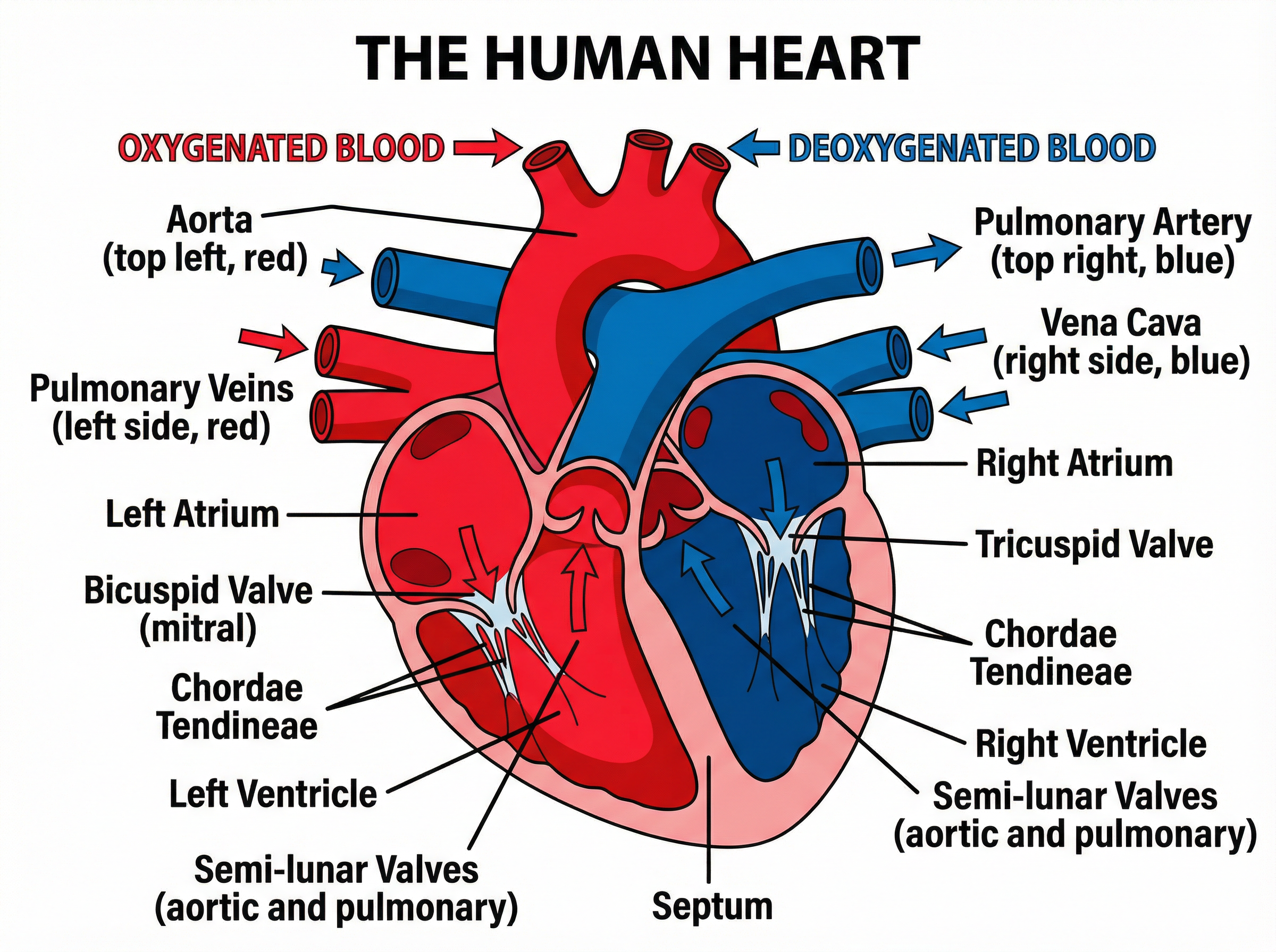 Structure of the Human Heart