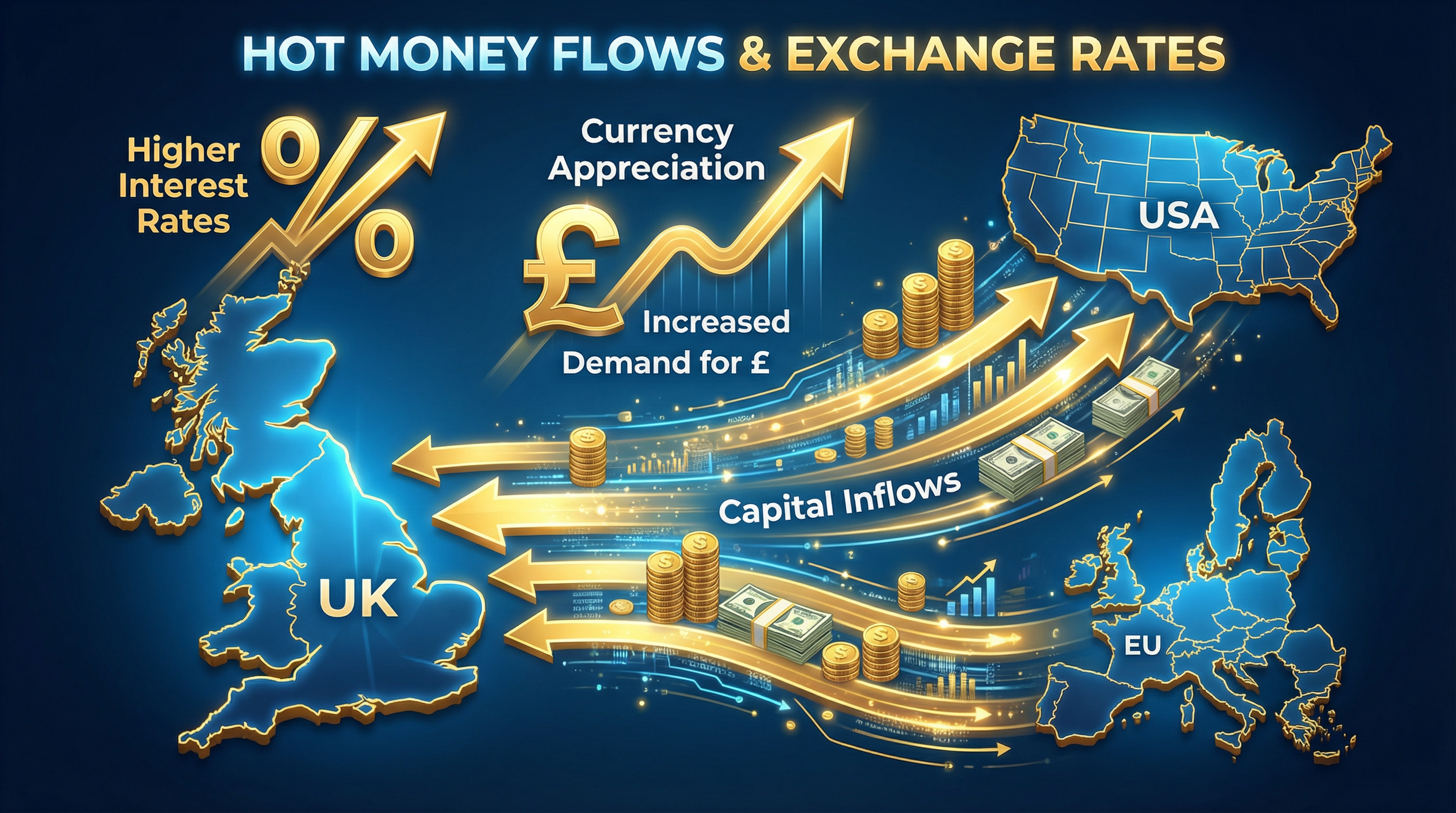 Hot Money Flows: How Interest Rates Drive Exchange Rates
