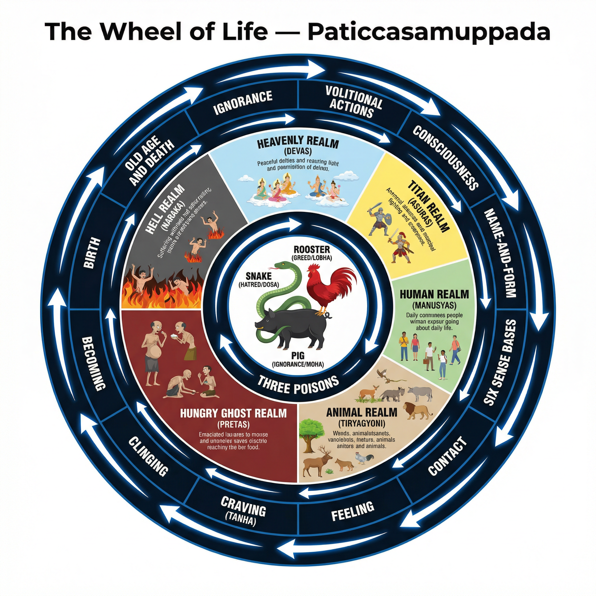 The Wheel of Life (Dependent Origination)