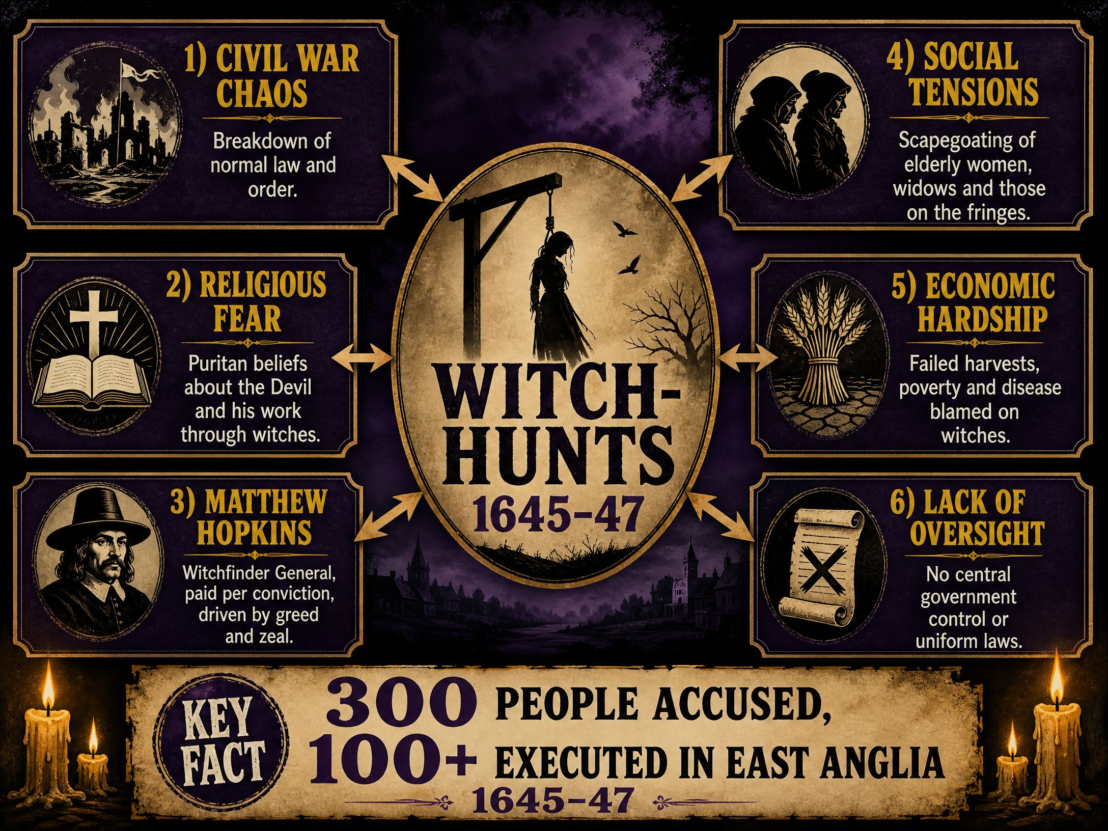 Causes of the 1645-47 Witch-Hunts