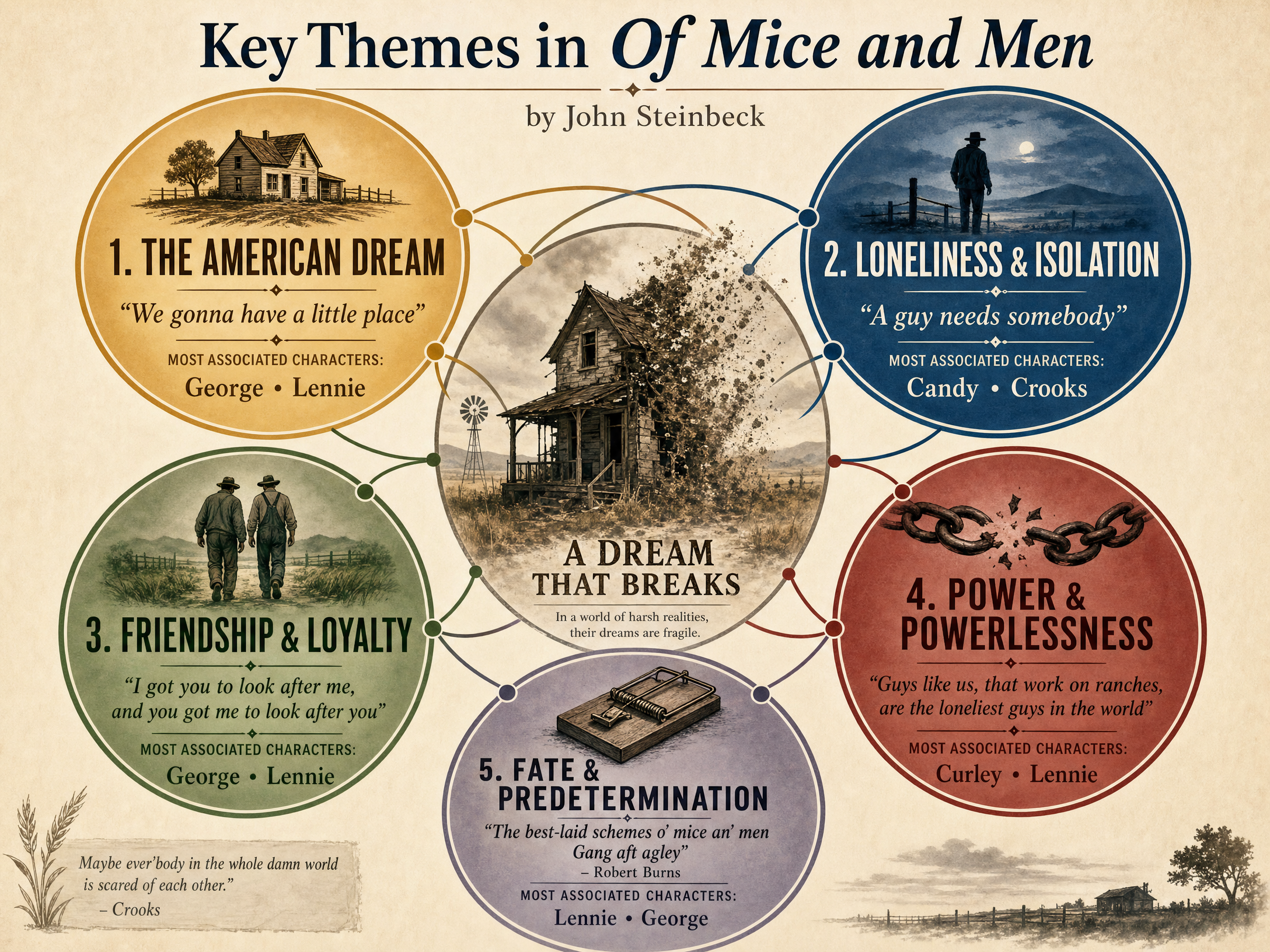 Key Themes in Of Mice and Men