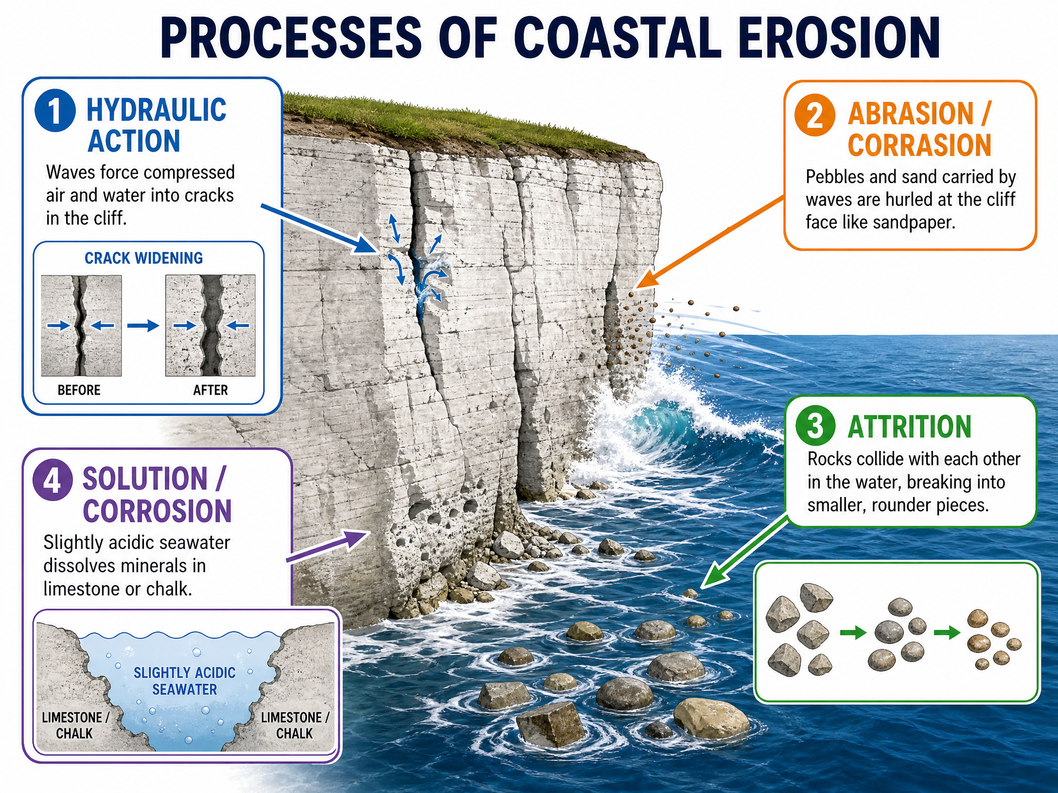 Processes of Coastal Erosion