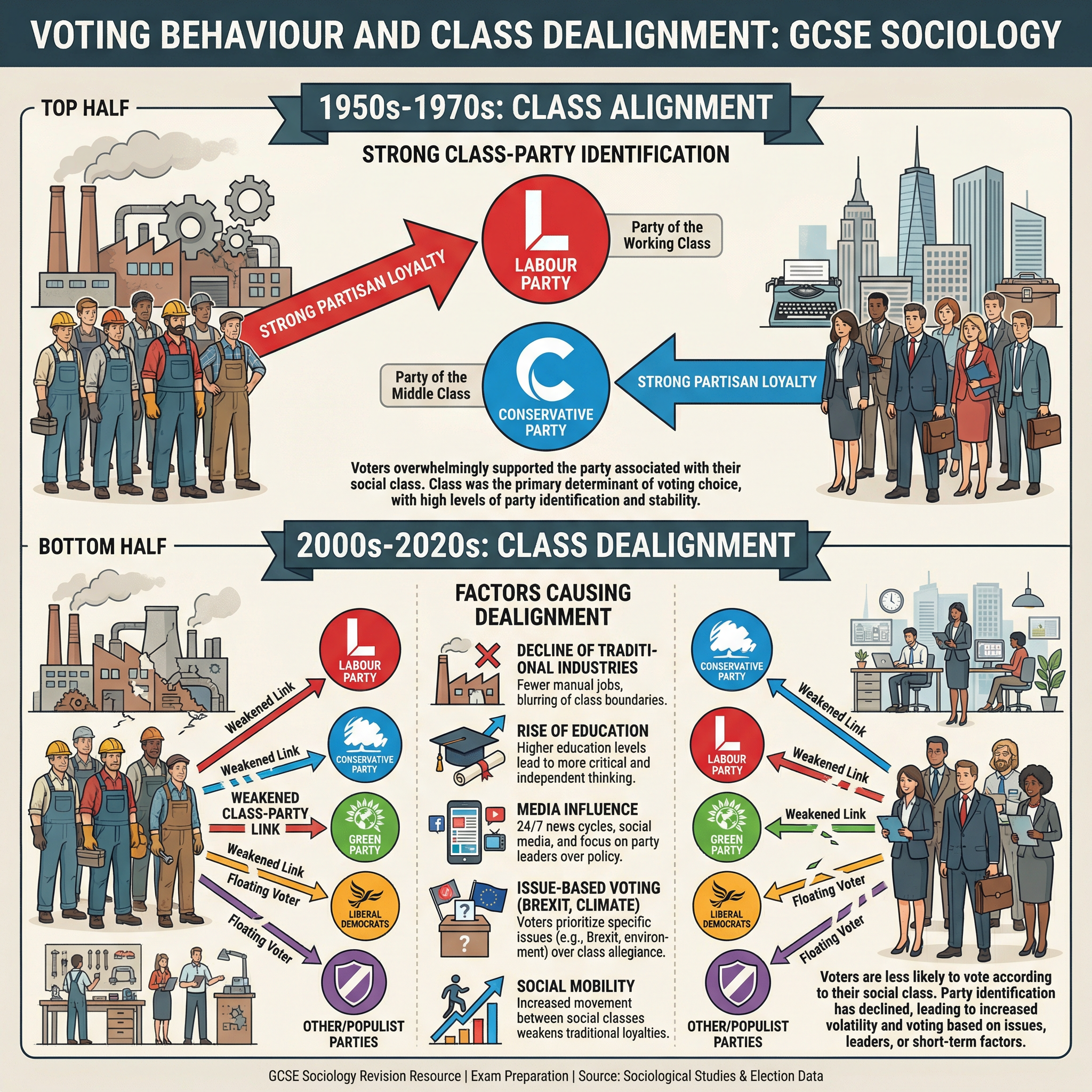 Voting Behaviour and Class Dealignment