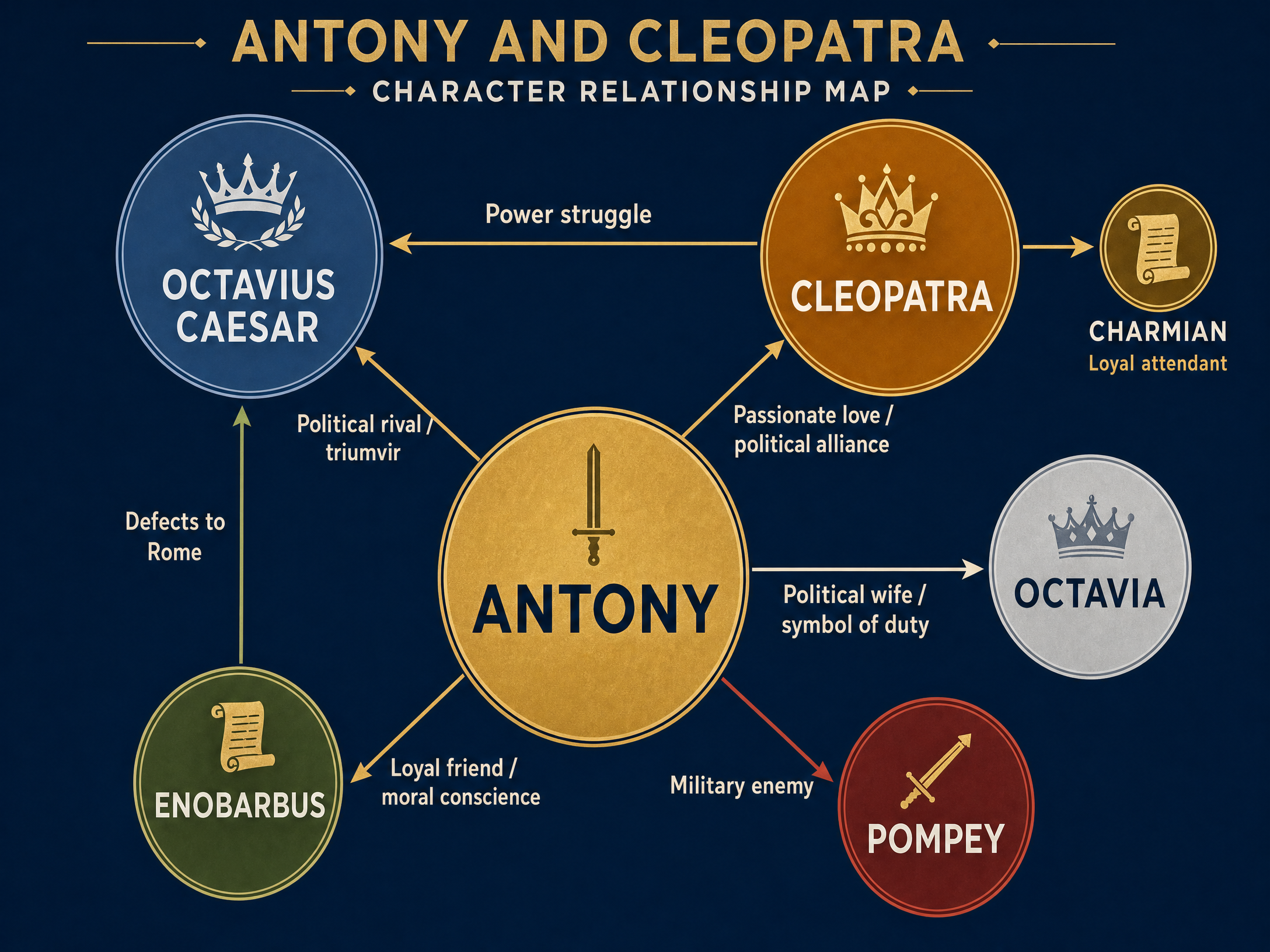 Character Relationships in Antony and Cleopatra