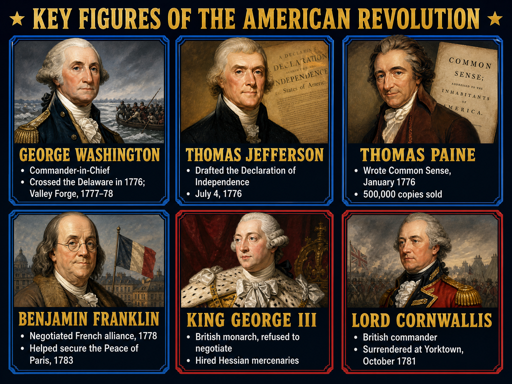 Key Figures of the American Revolution