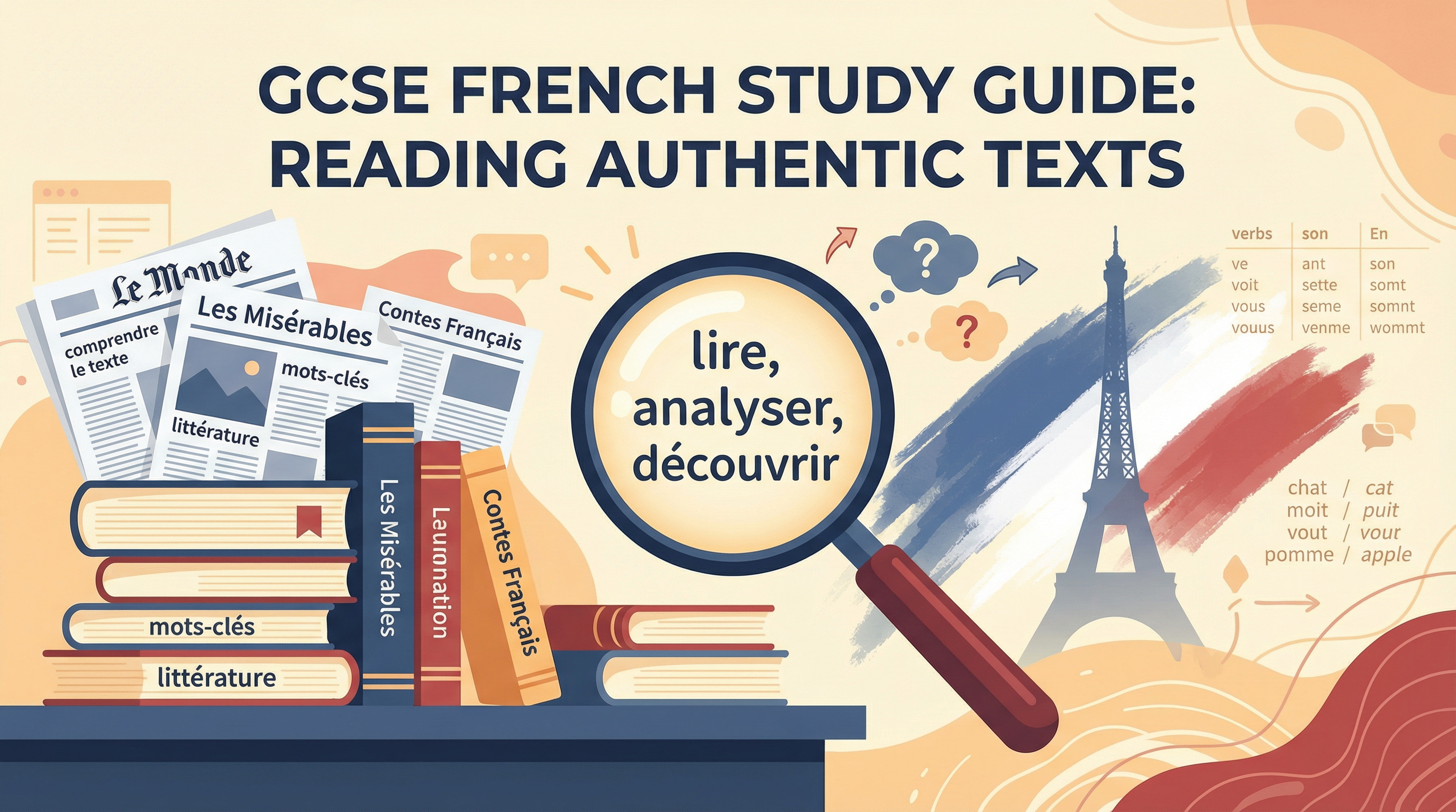 Header image for OCR GCSE French: Understanding Authentic Texts