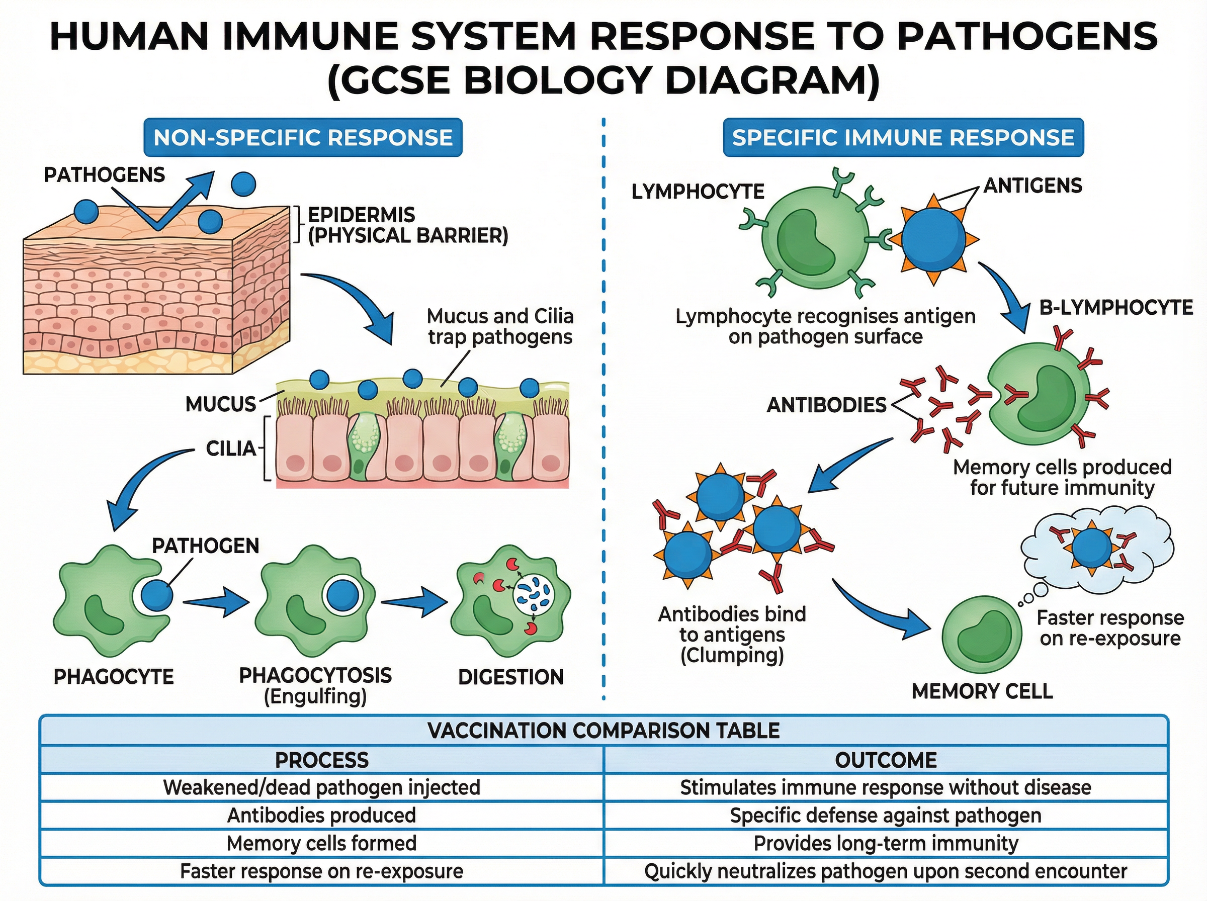 Human Immune System Response