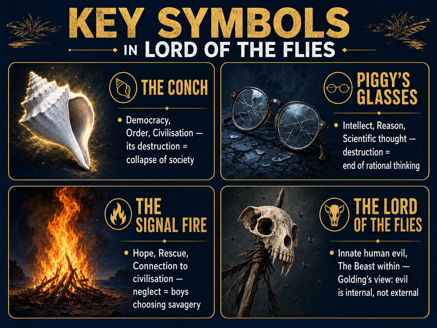 Key Symbols and their Destruction