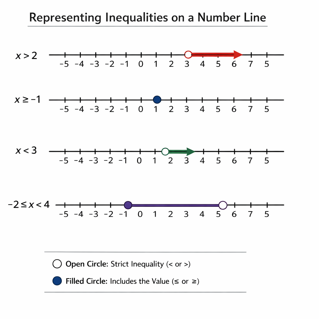 Representing Inequalities on a Number Line