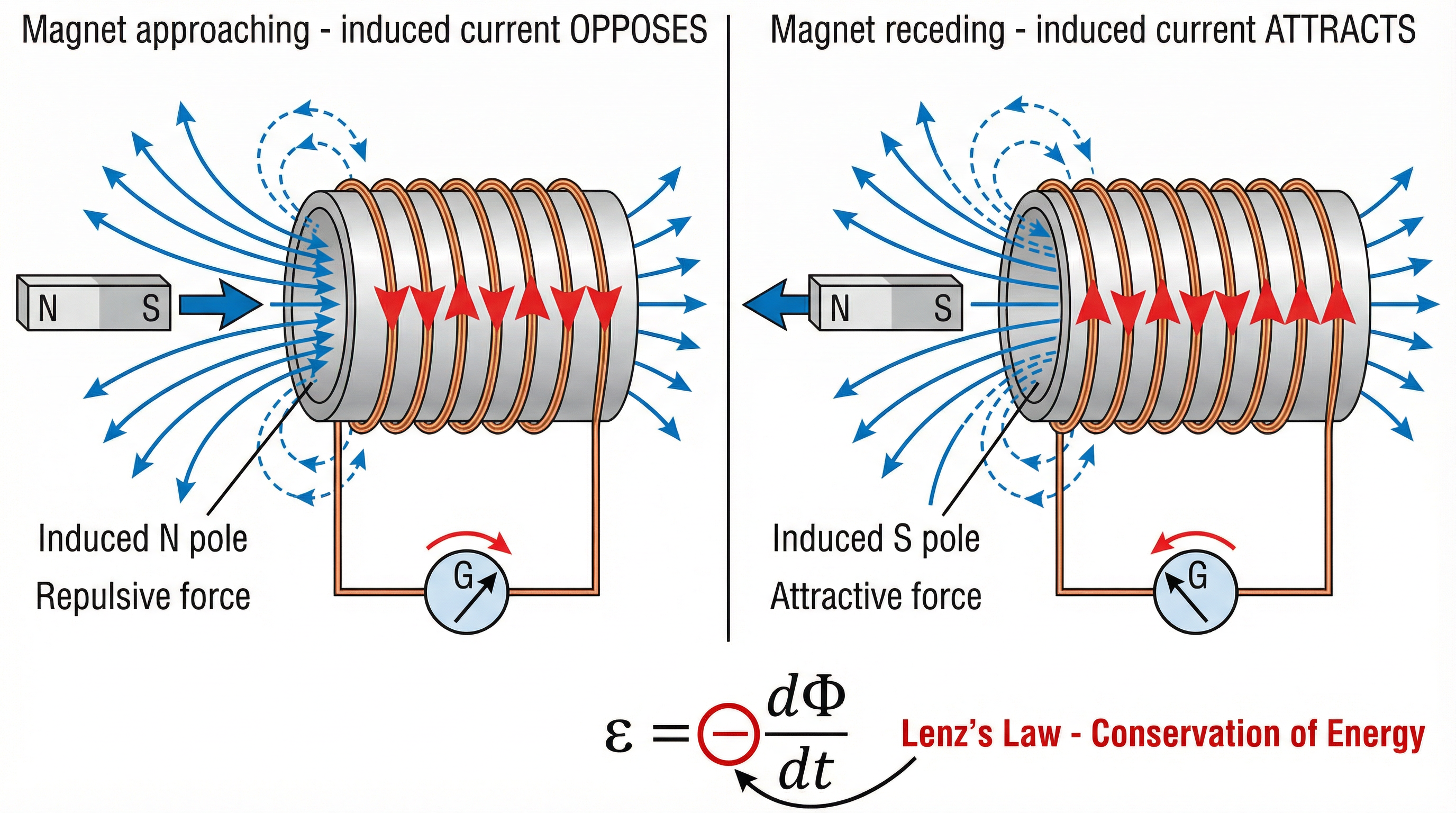 Illustration of Lenz's Law in action