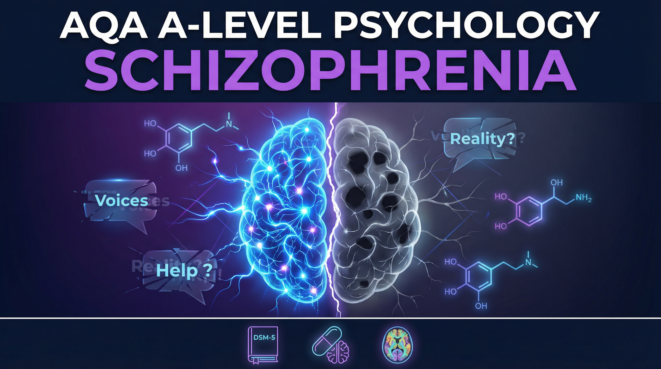 Header image for AQA A-Level Psychology: Schizophrenia