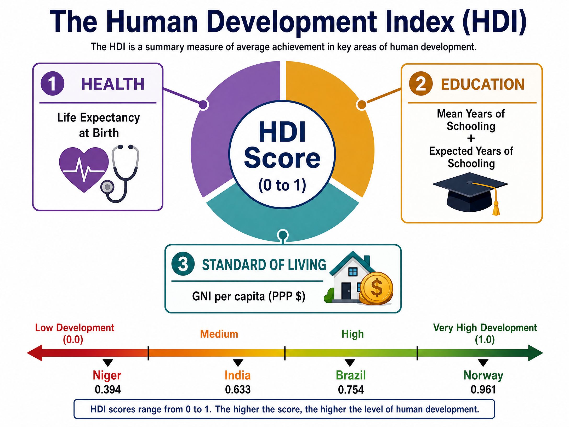 The Human Development Index Components